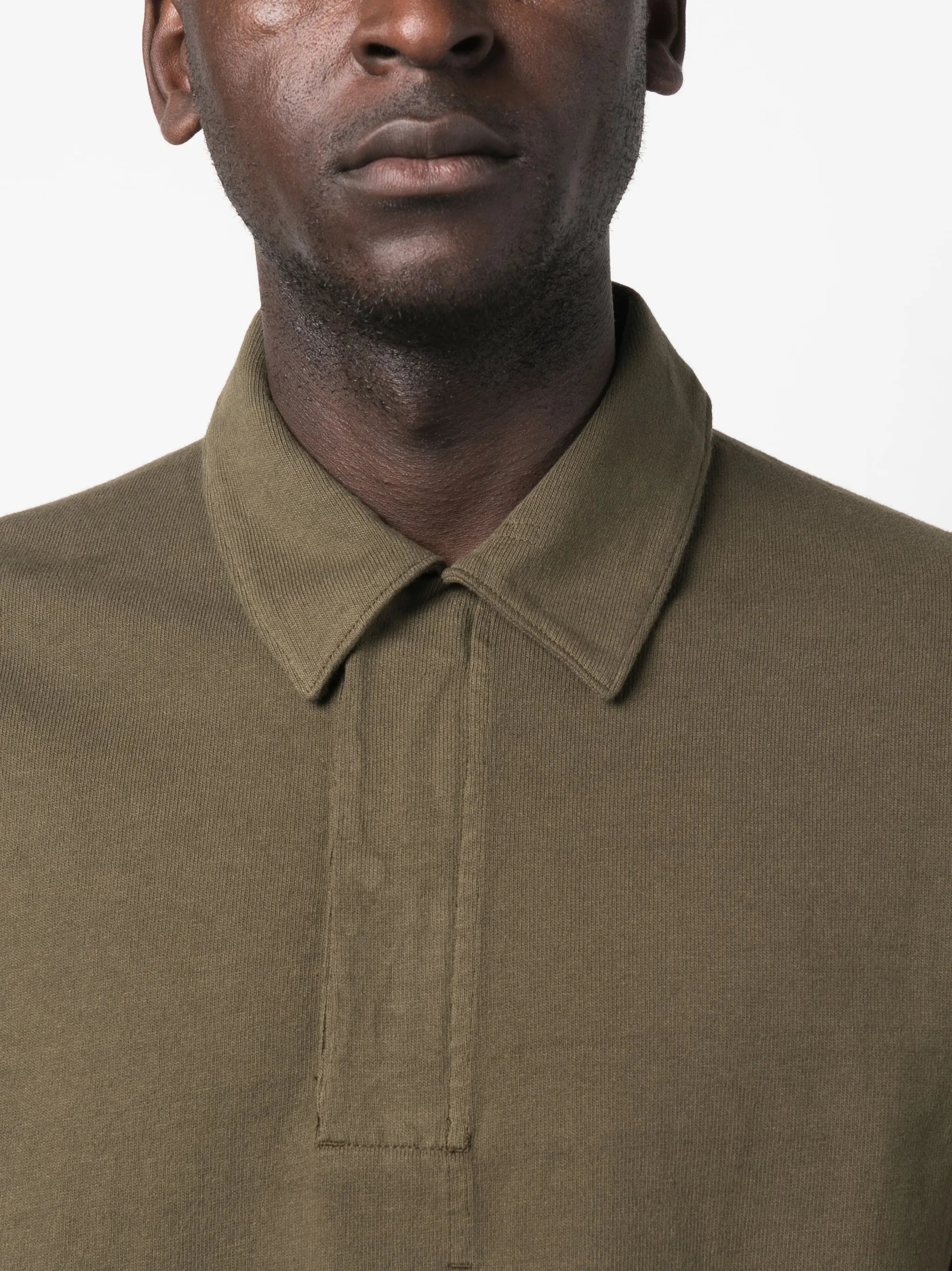 long-sleeved polo shirt