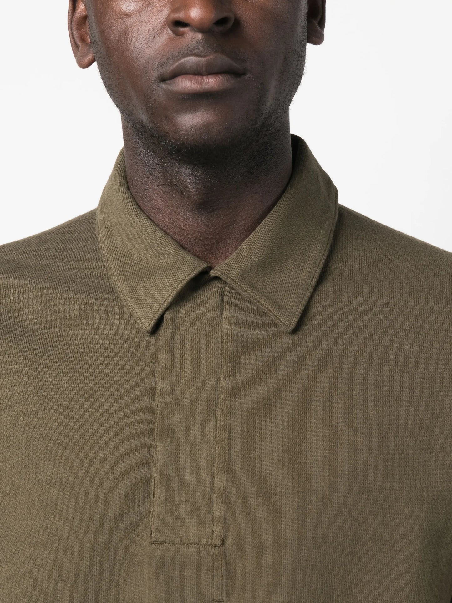 long-sleeved polo shirt