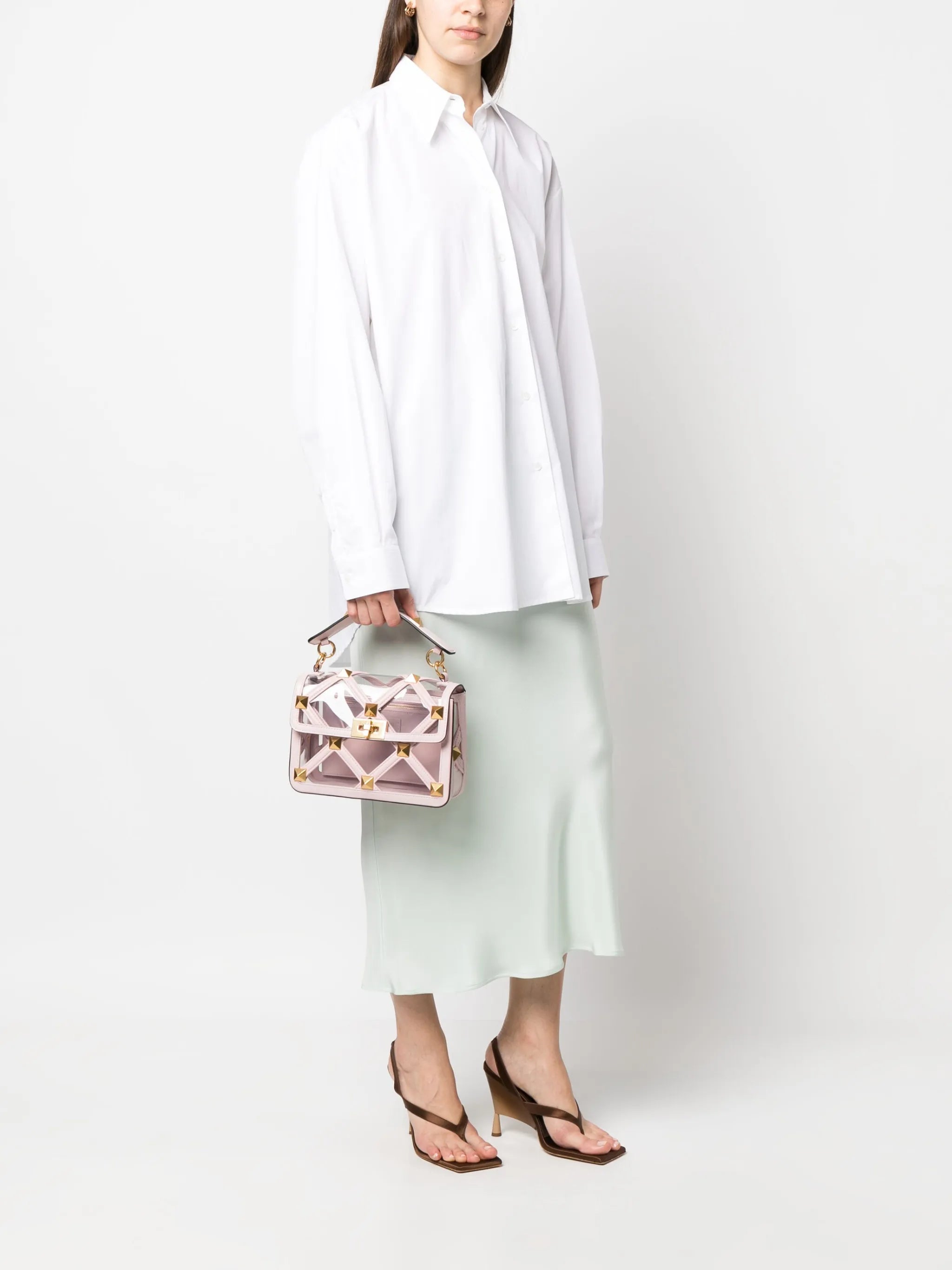 medium Roman Stud cross body bag