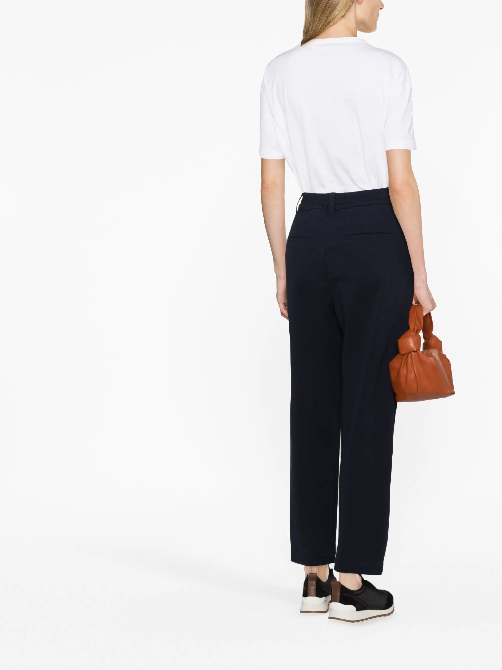 elasticated-waist trousers