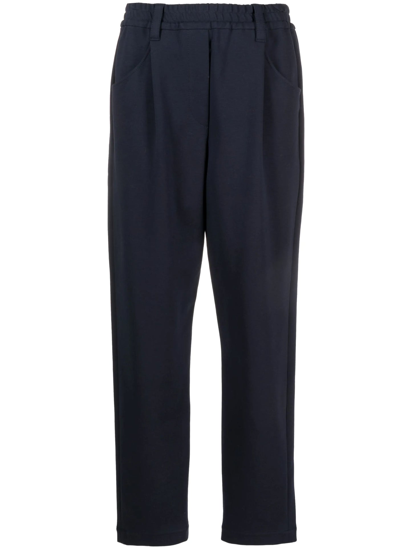 elasticated-waist trousers