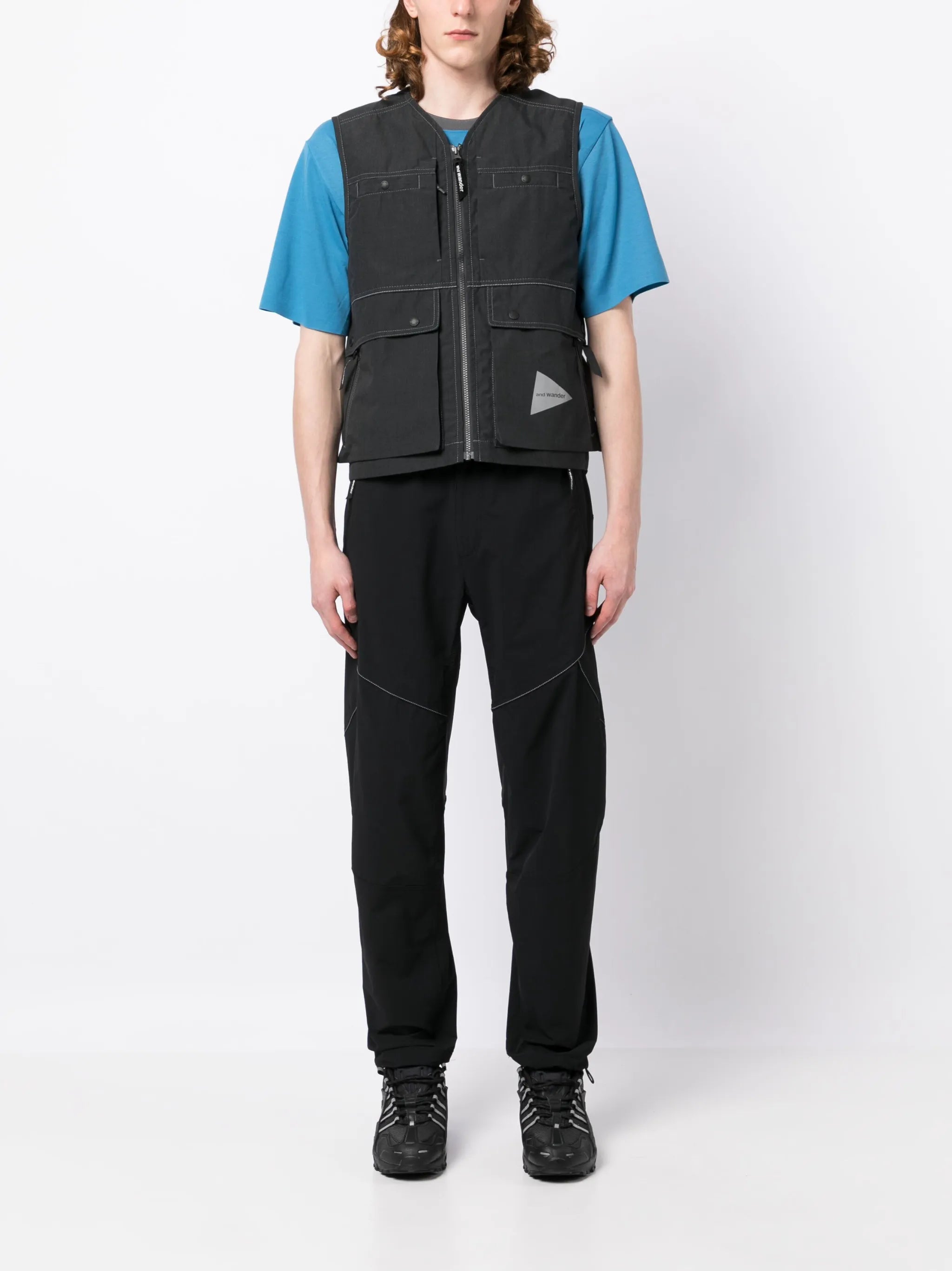logo-print cropped trousers