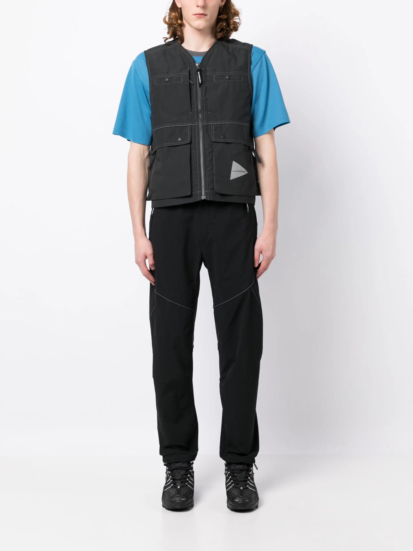 logo-print cropped trousers