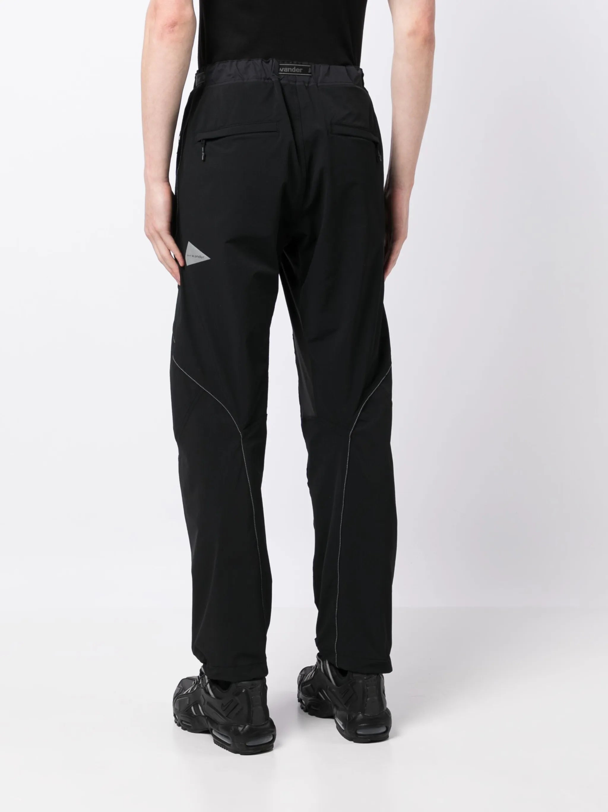 logo-print cropped trousers