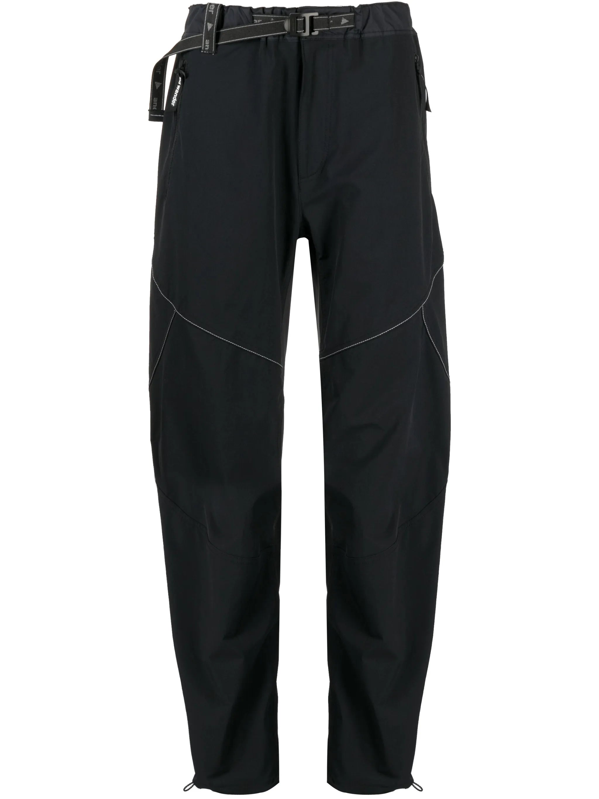 logo-print cropped trousers