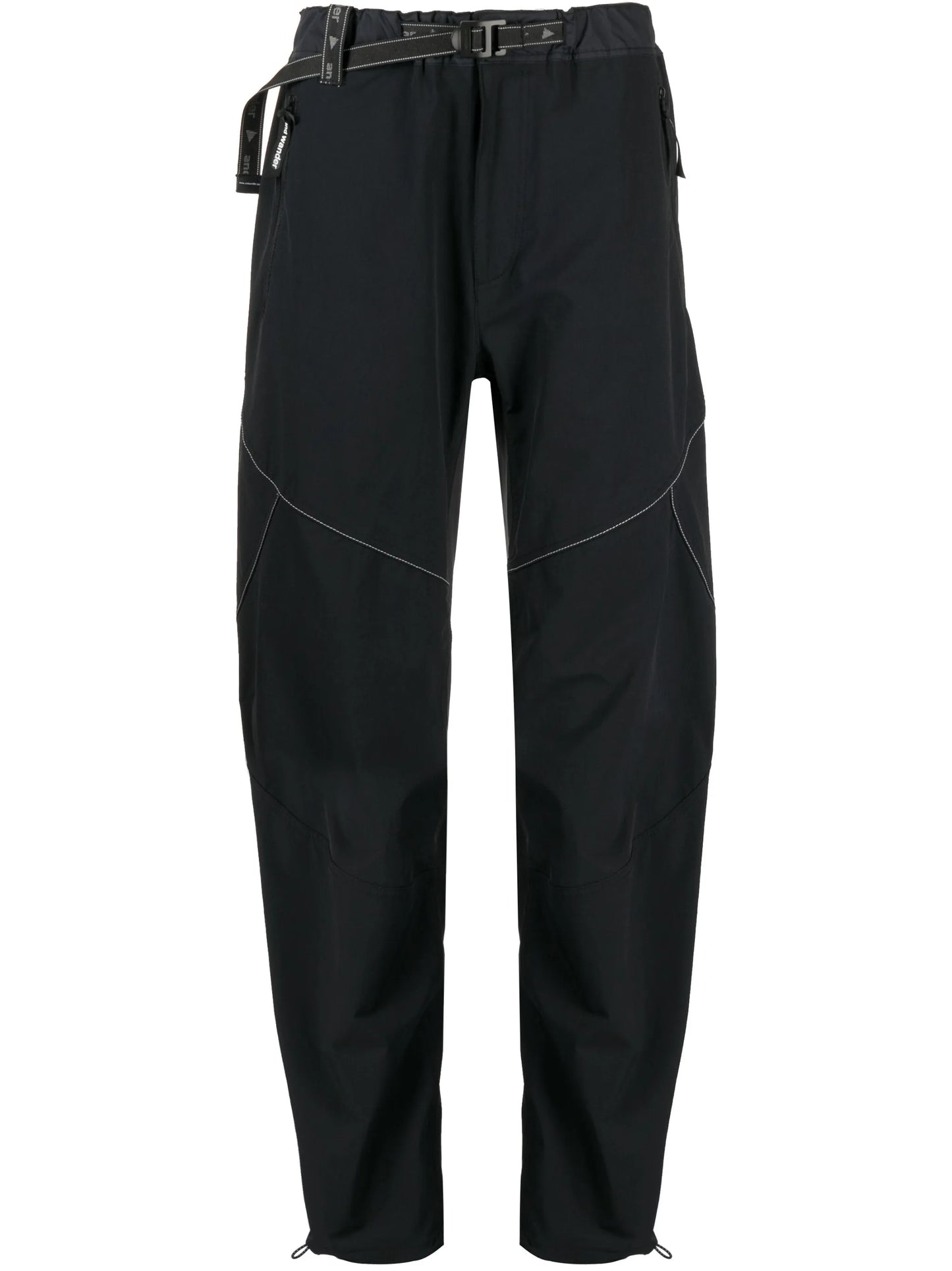 logo-print cropped trousers