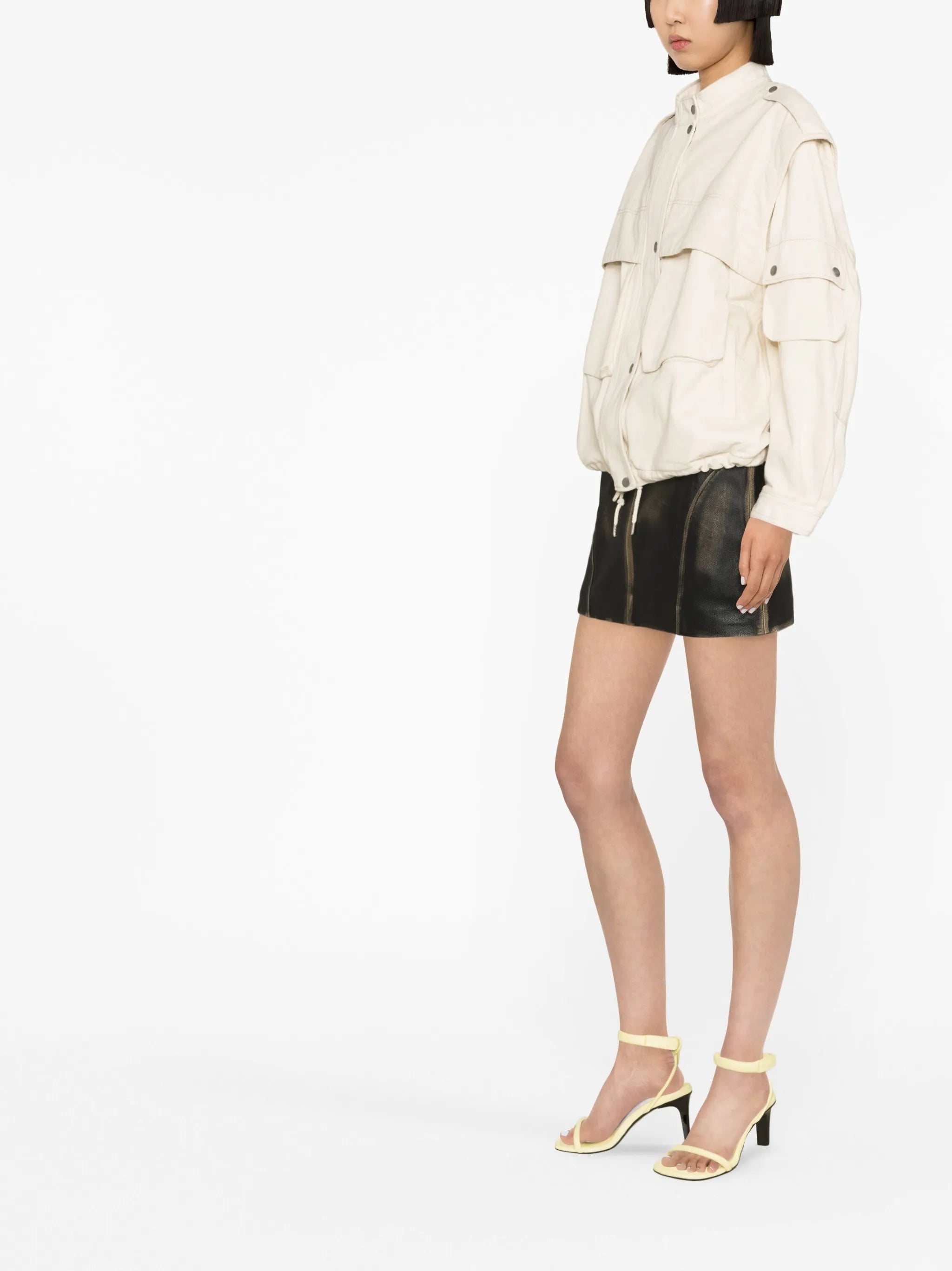 button-up cotton jacket