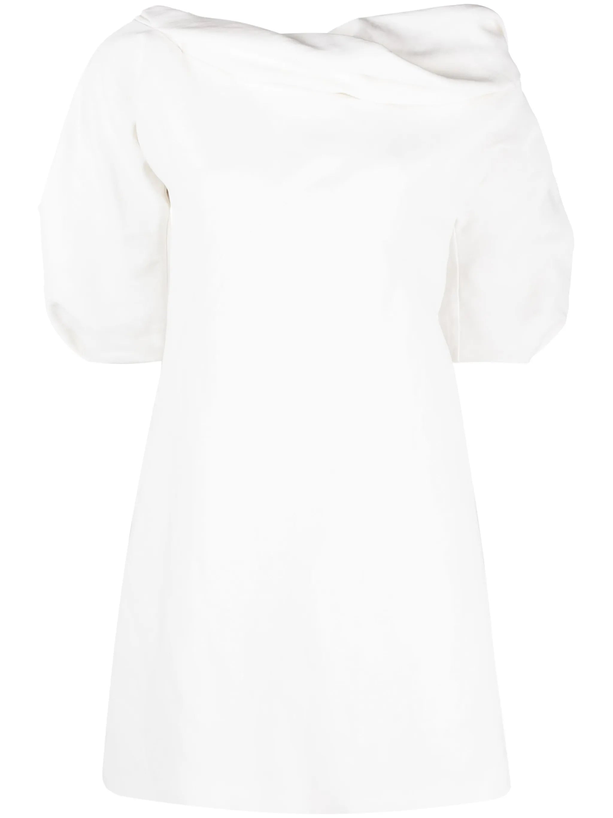 ruched-detail short dress