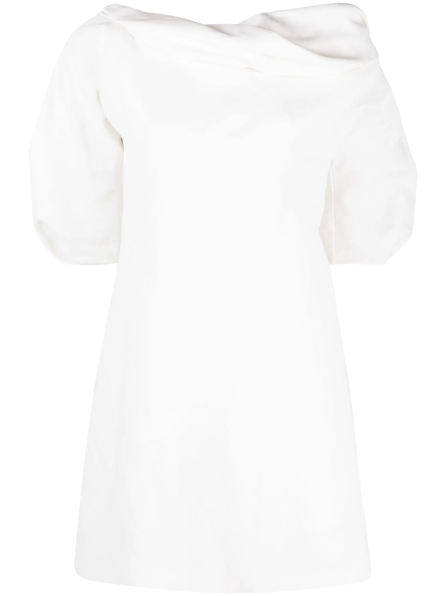 ruched-detail short dress