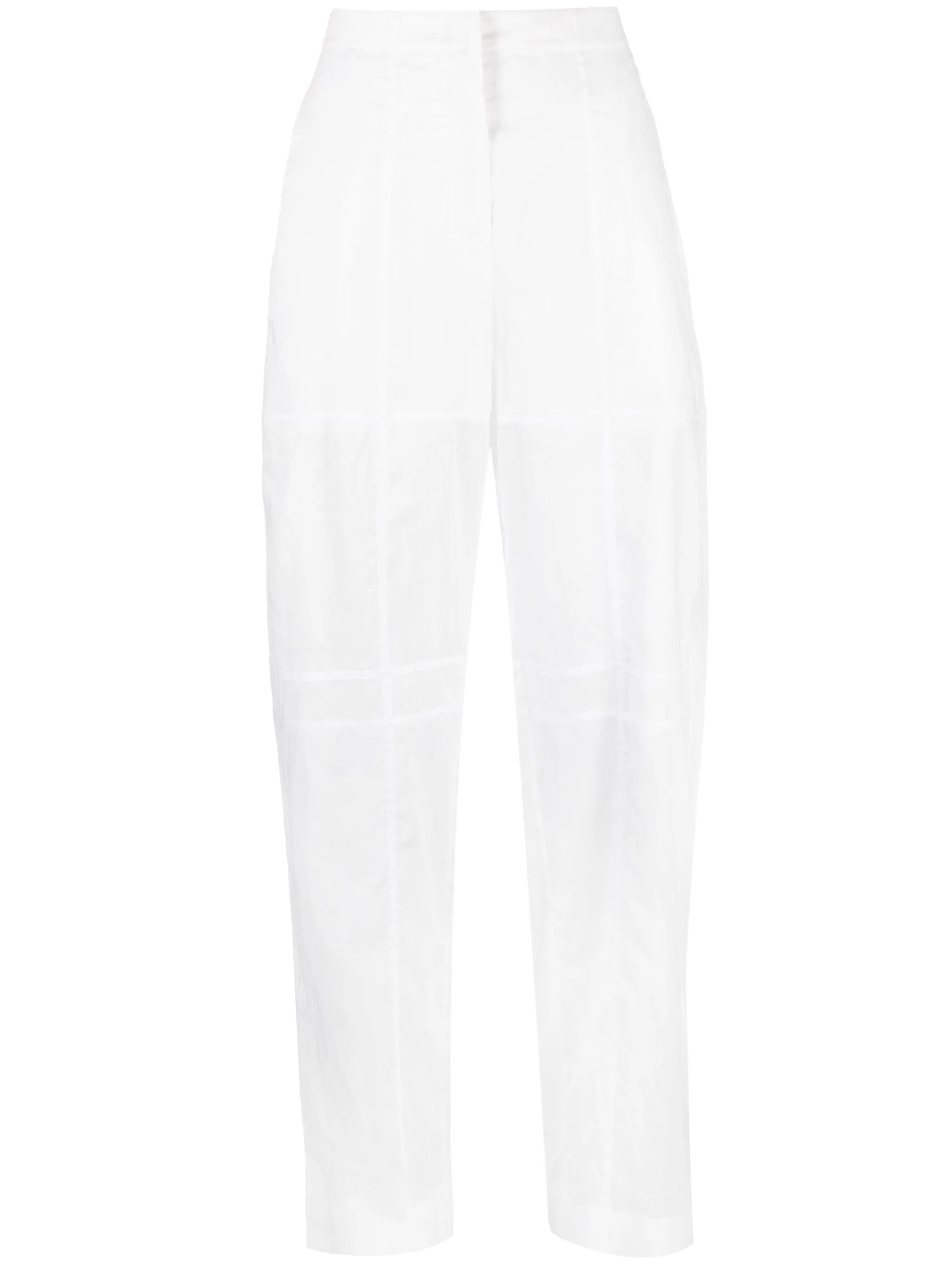 semi-sheer cotton trousers