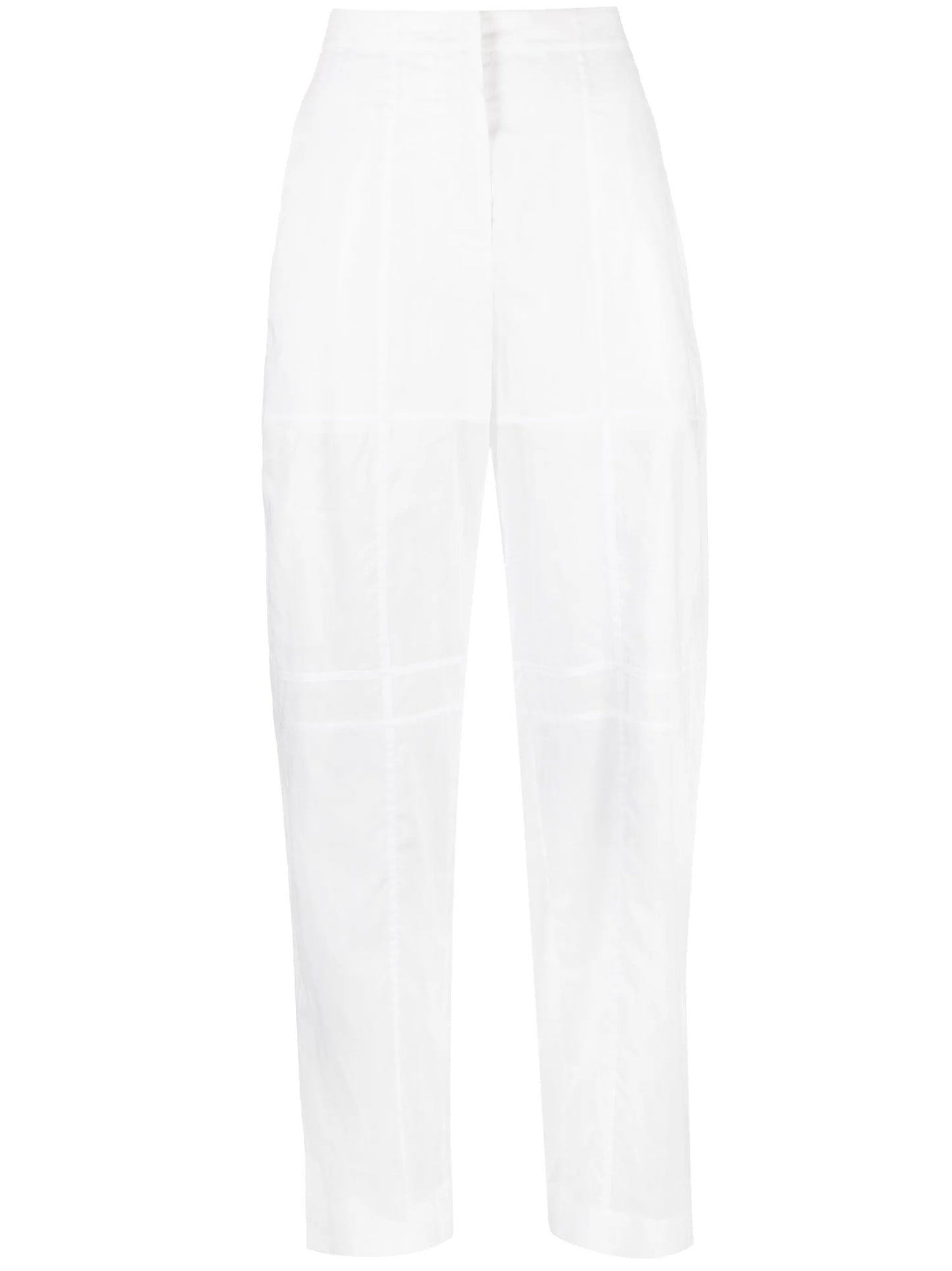 semi-sheer cotton trousers