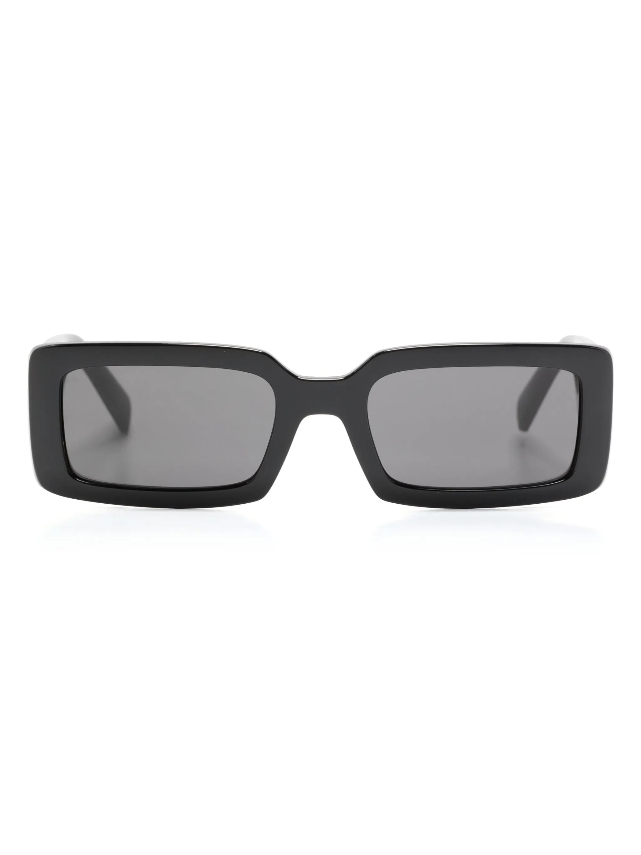 logo-print rectangle-frame sunglasses