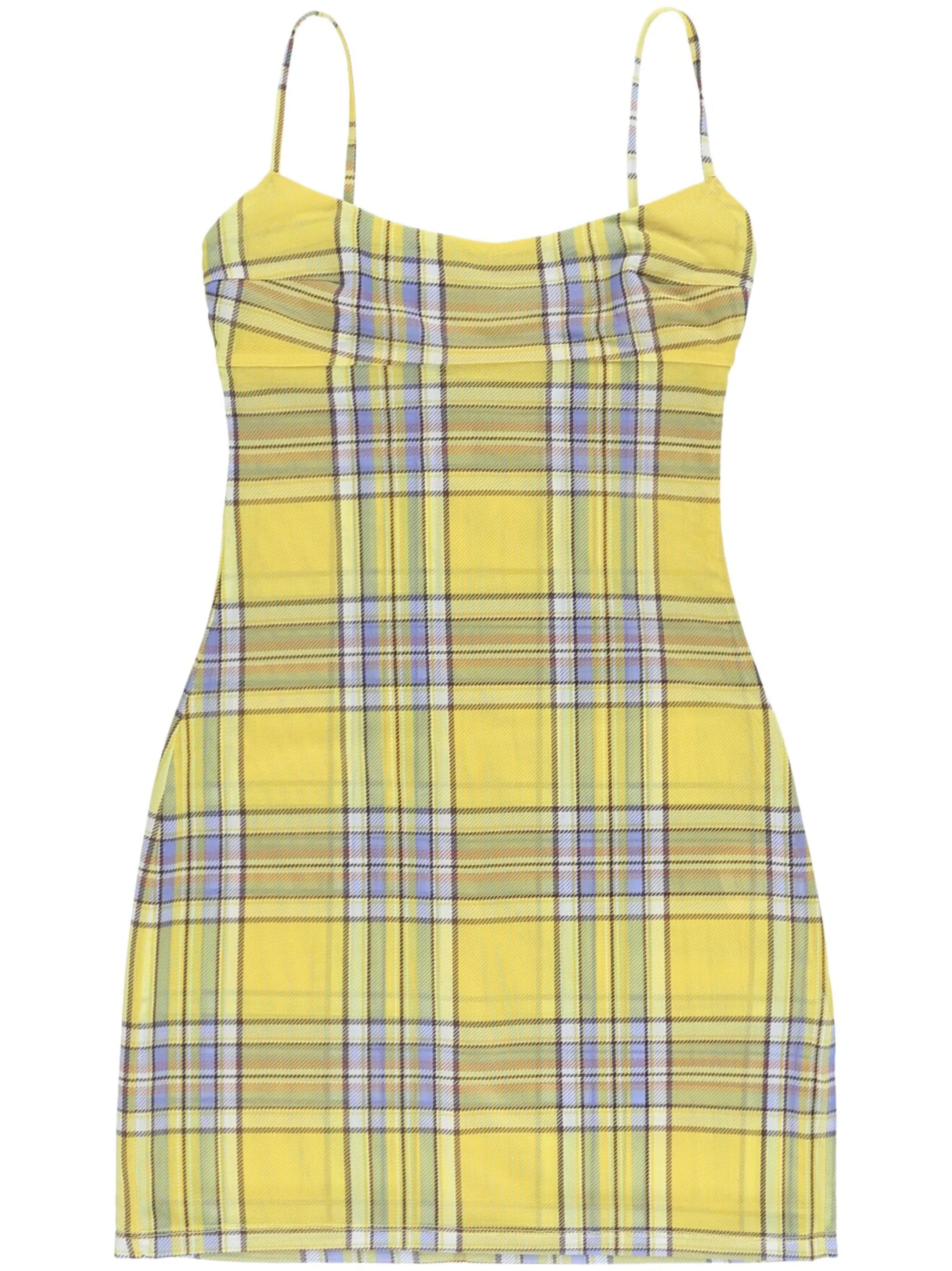 Anya checked minidress