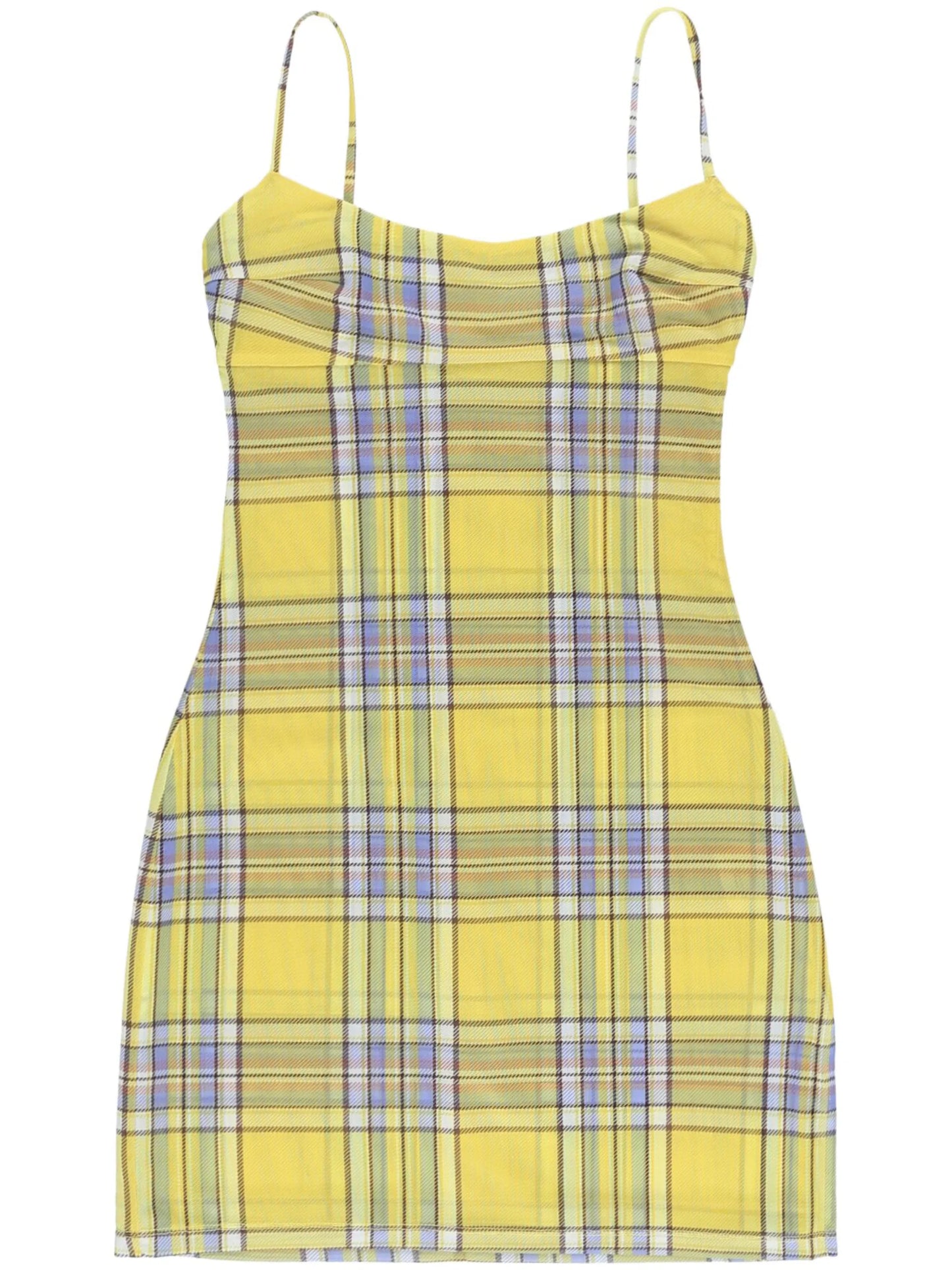 Anya checked minidress