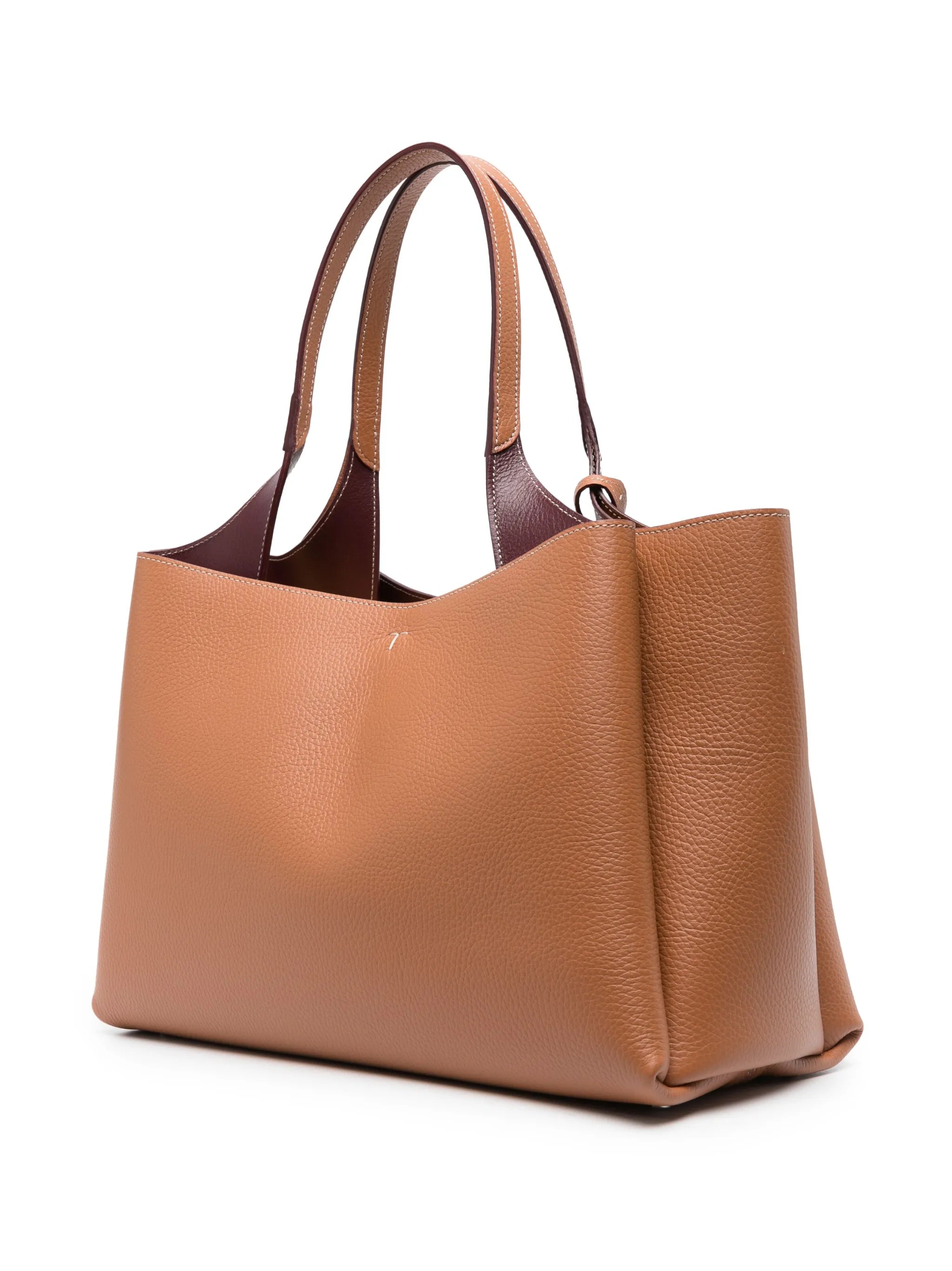 T Timeless leather tote bag