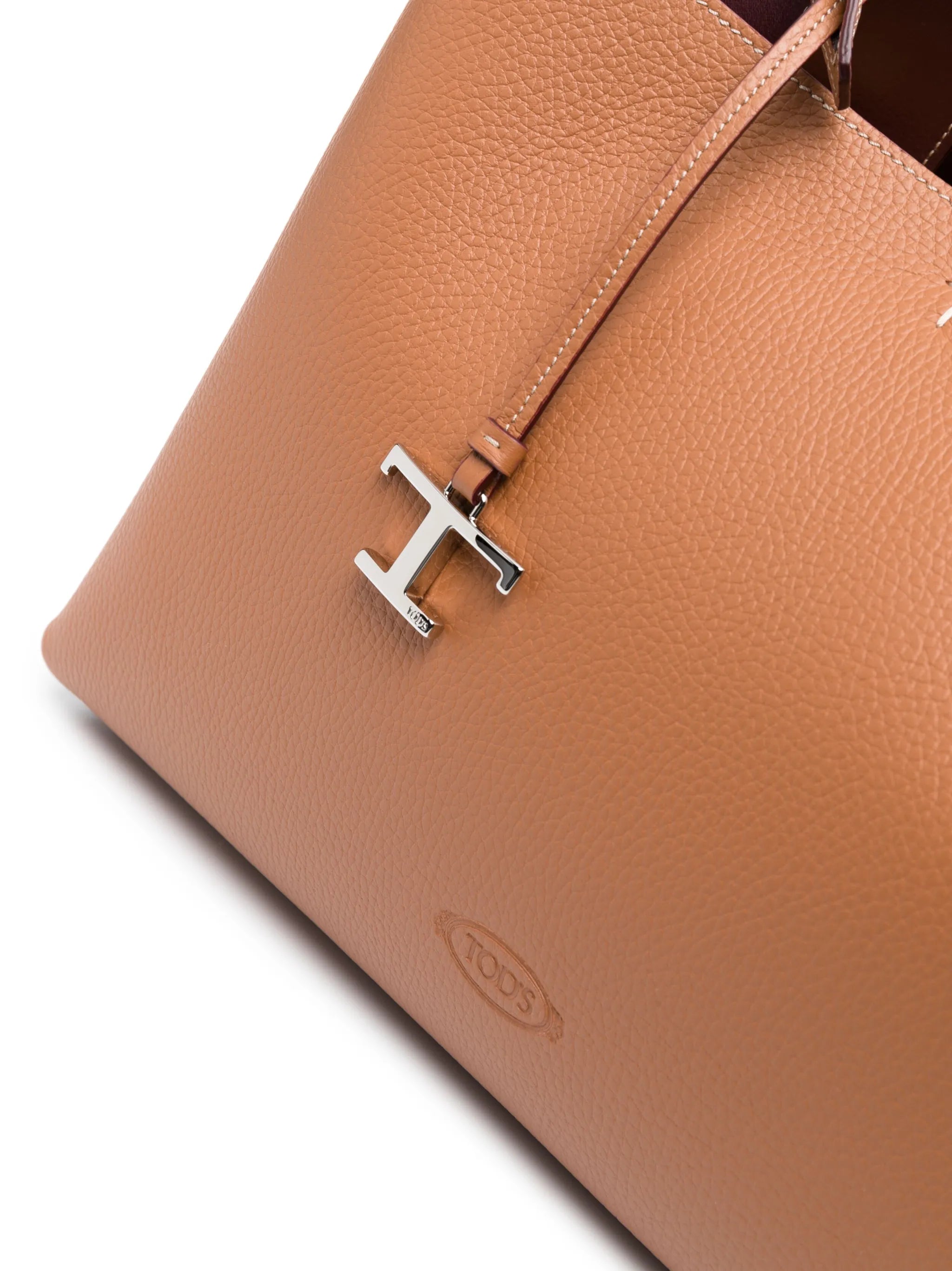 T Timeless leather tote bag