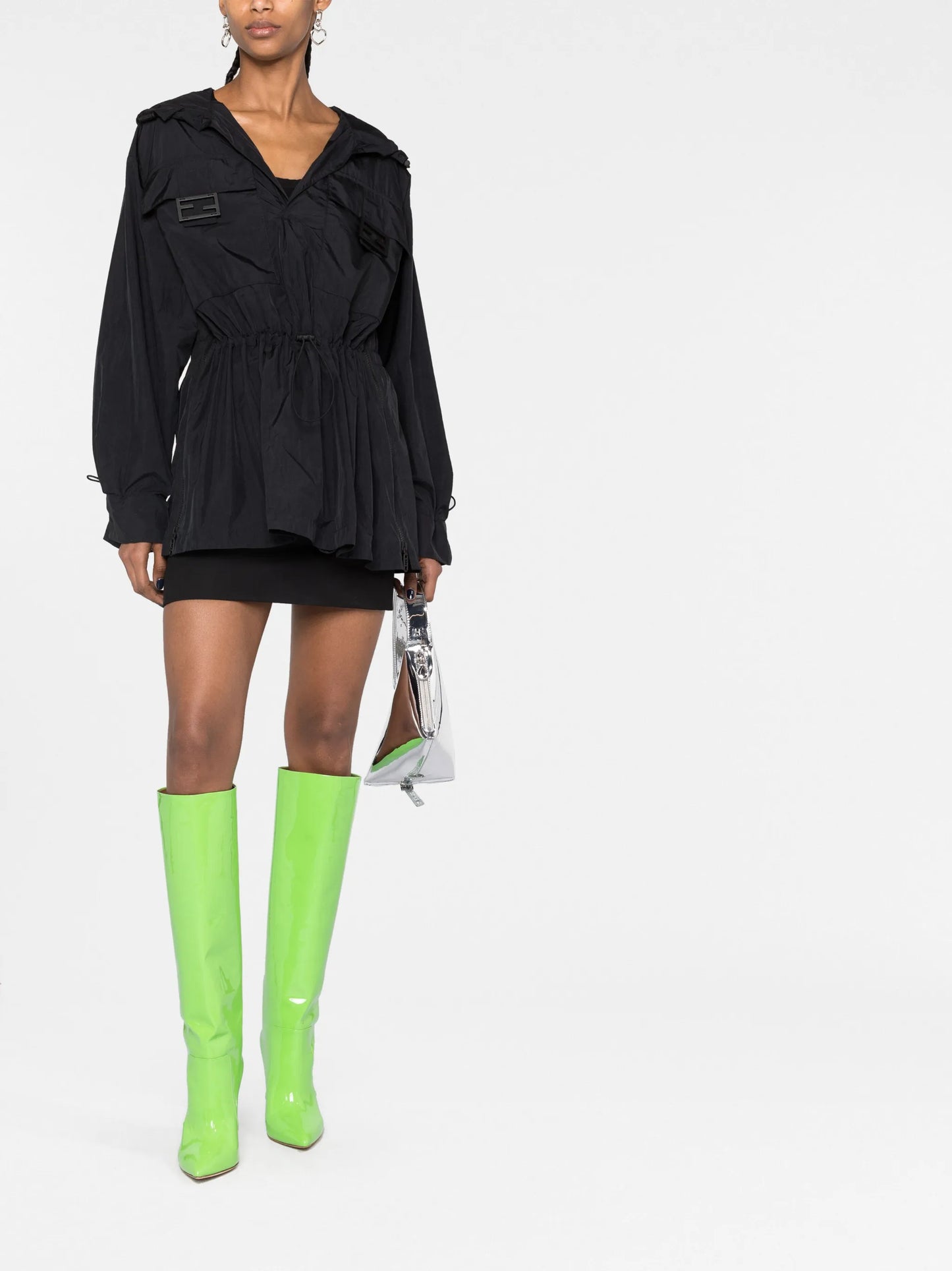 drawstring-hood jacket