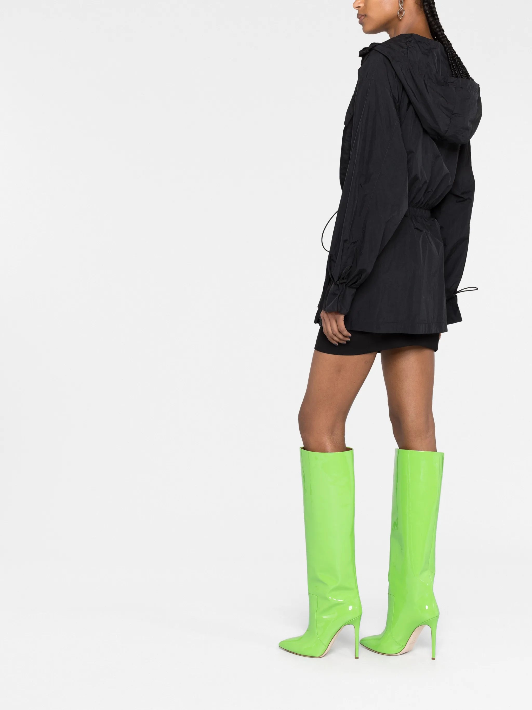 drawstring-hood jacket