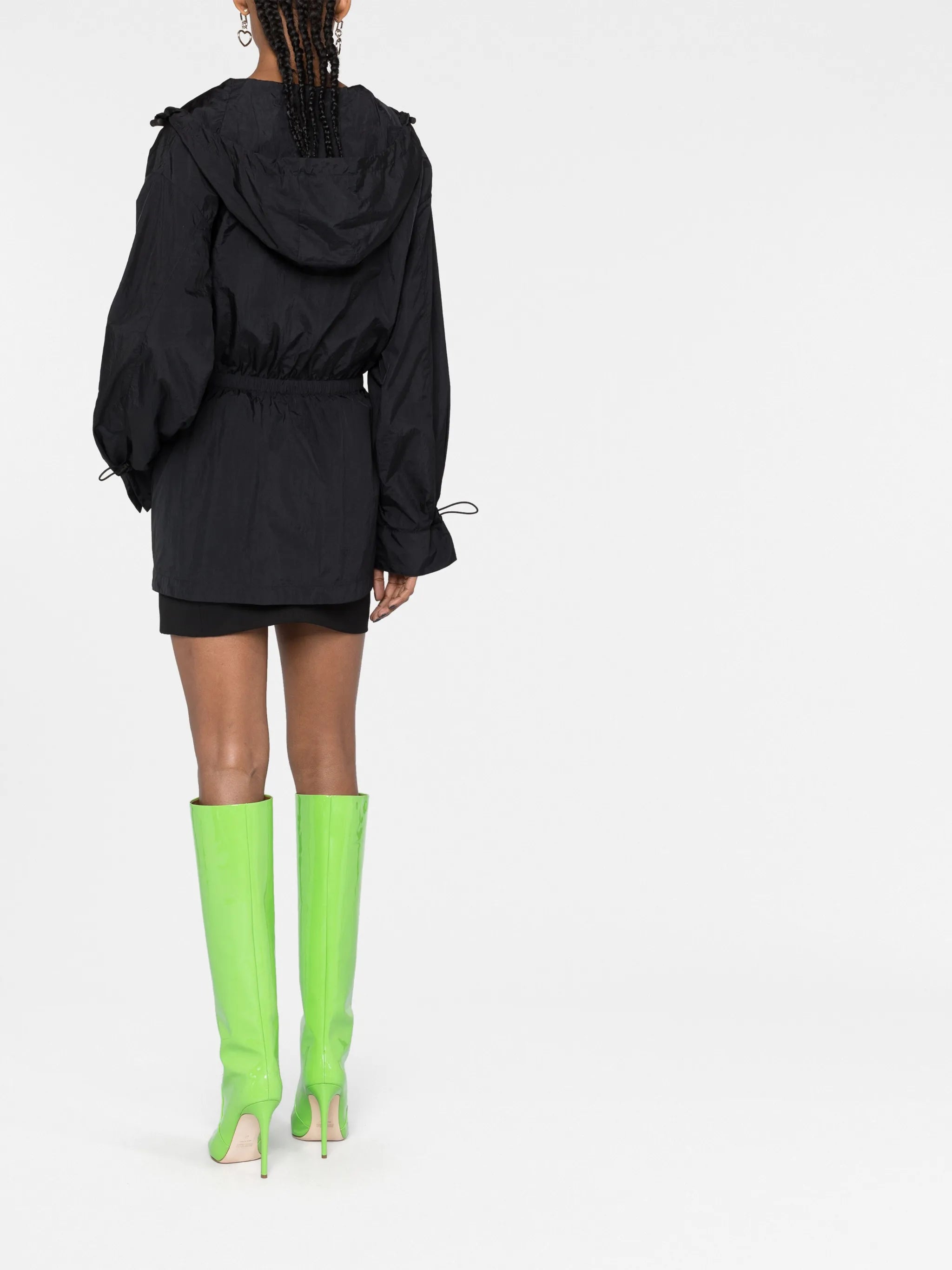 drawstring-hood jacket