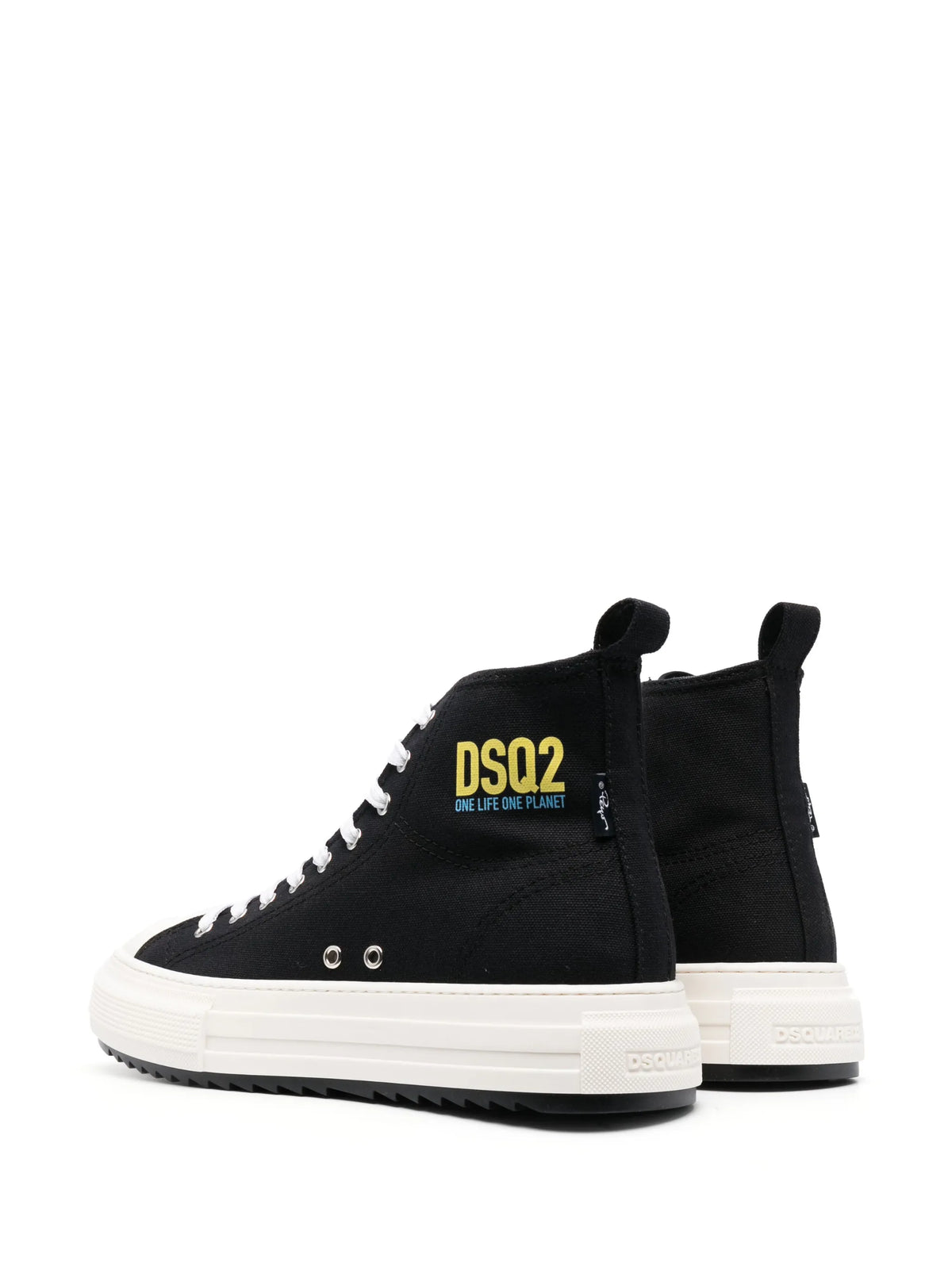 x Smurfs high-top cotton sneakers