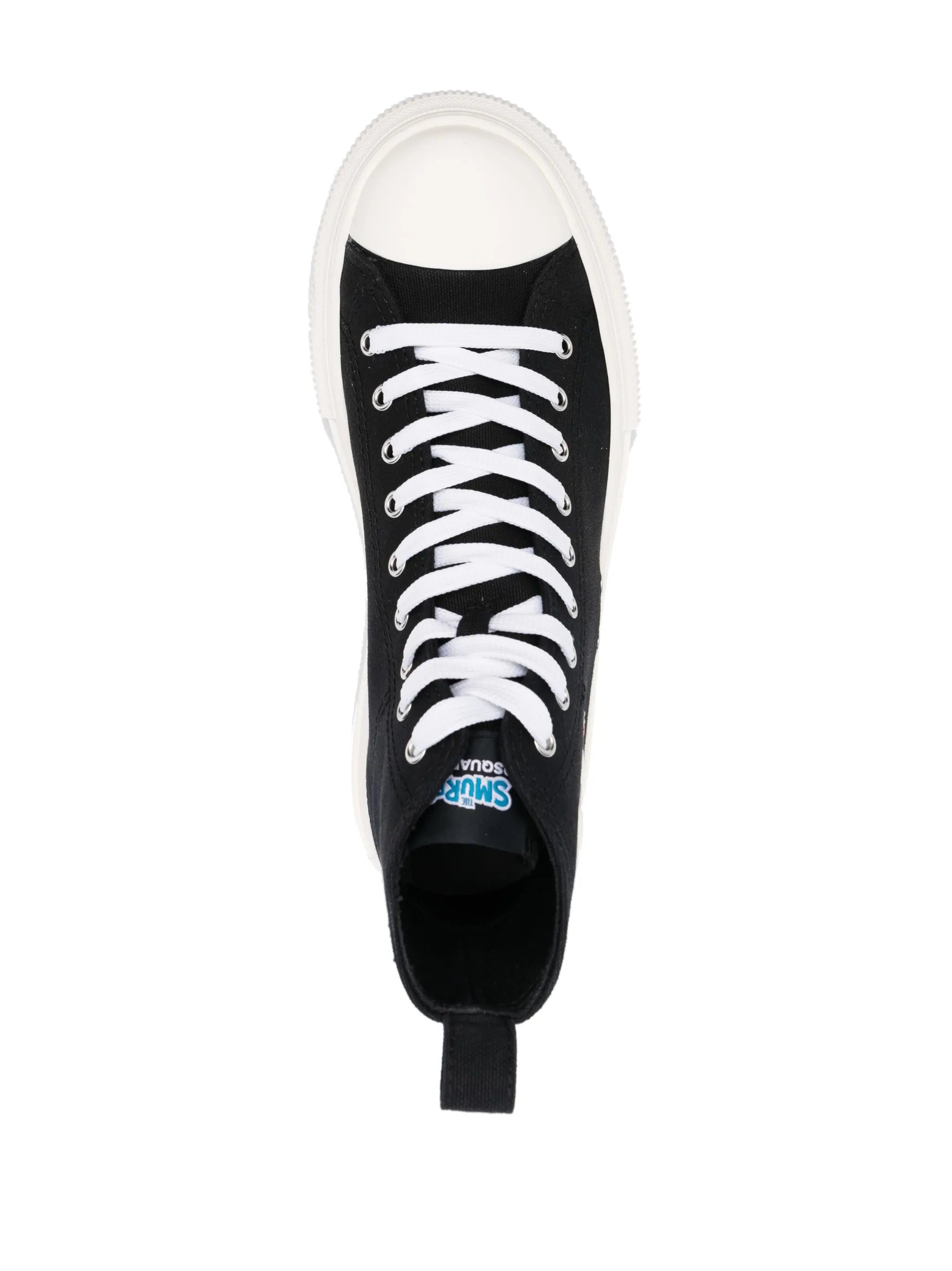 x Smurfs high-top cotton sneakers