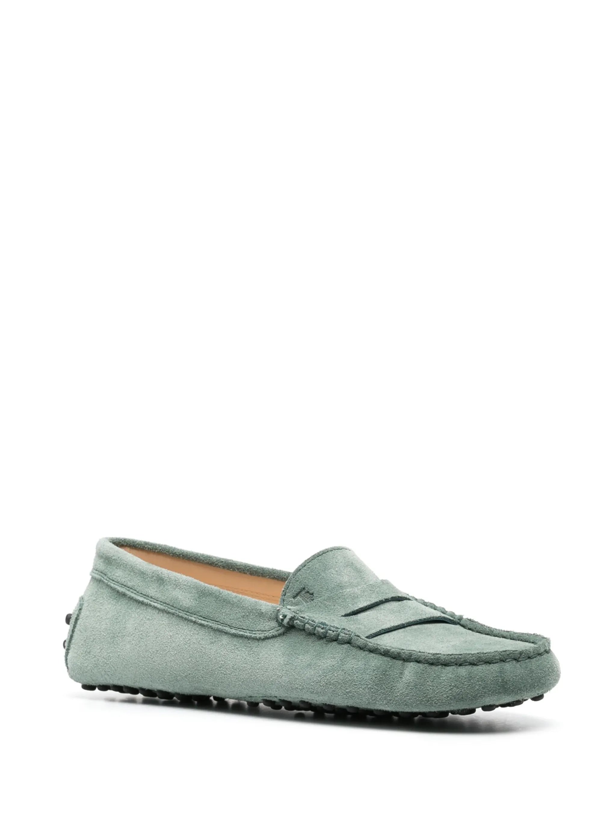 Gommino suede loafers