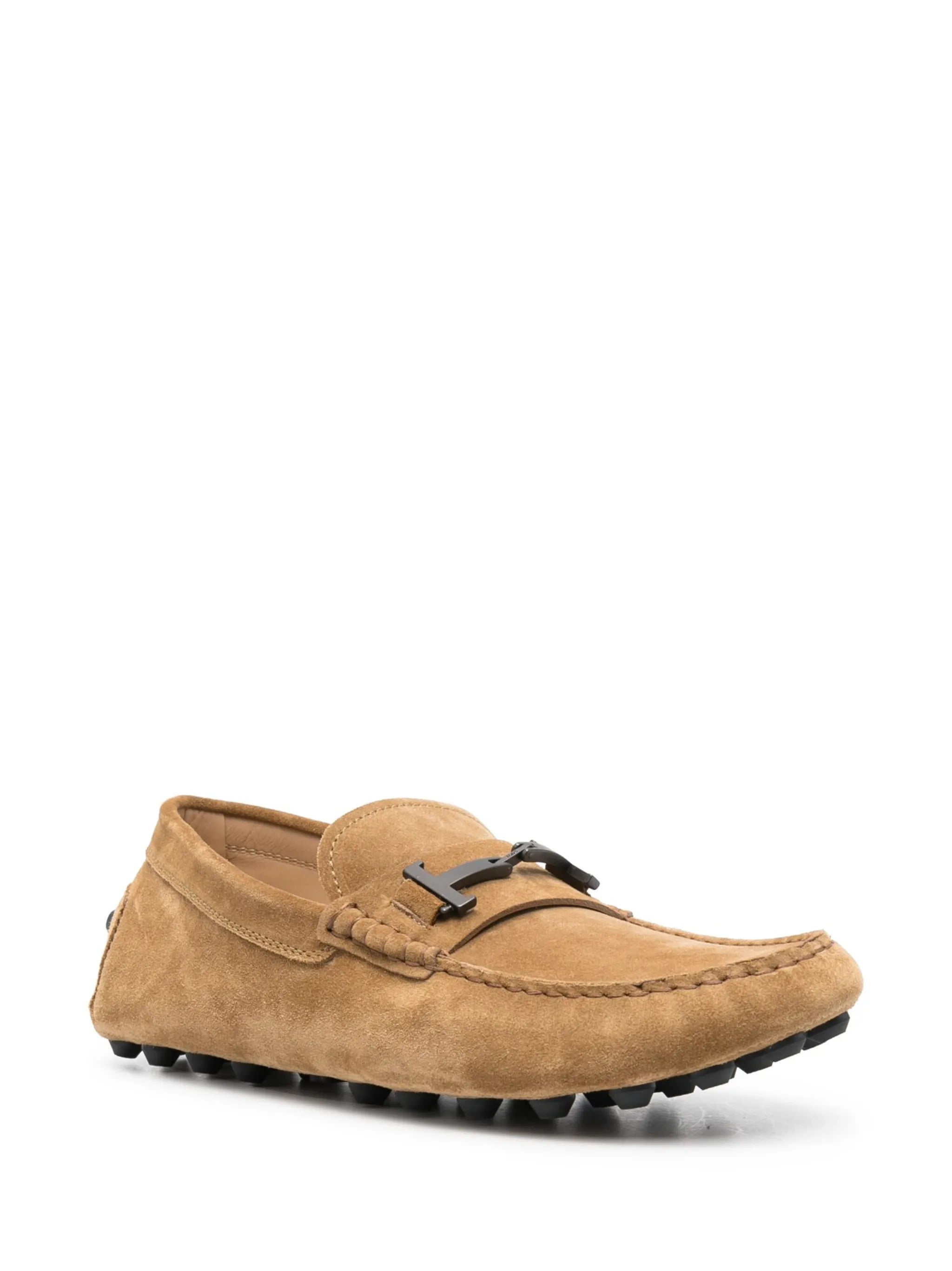 Gommino Double T suede loafers