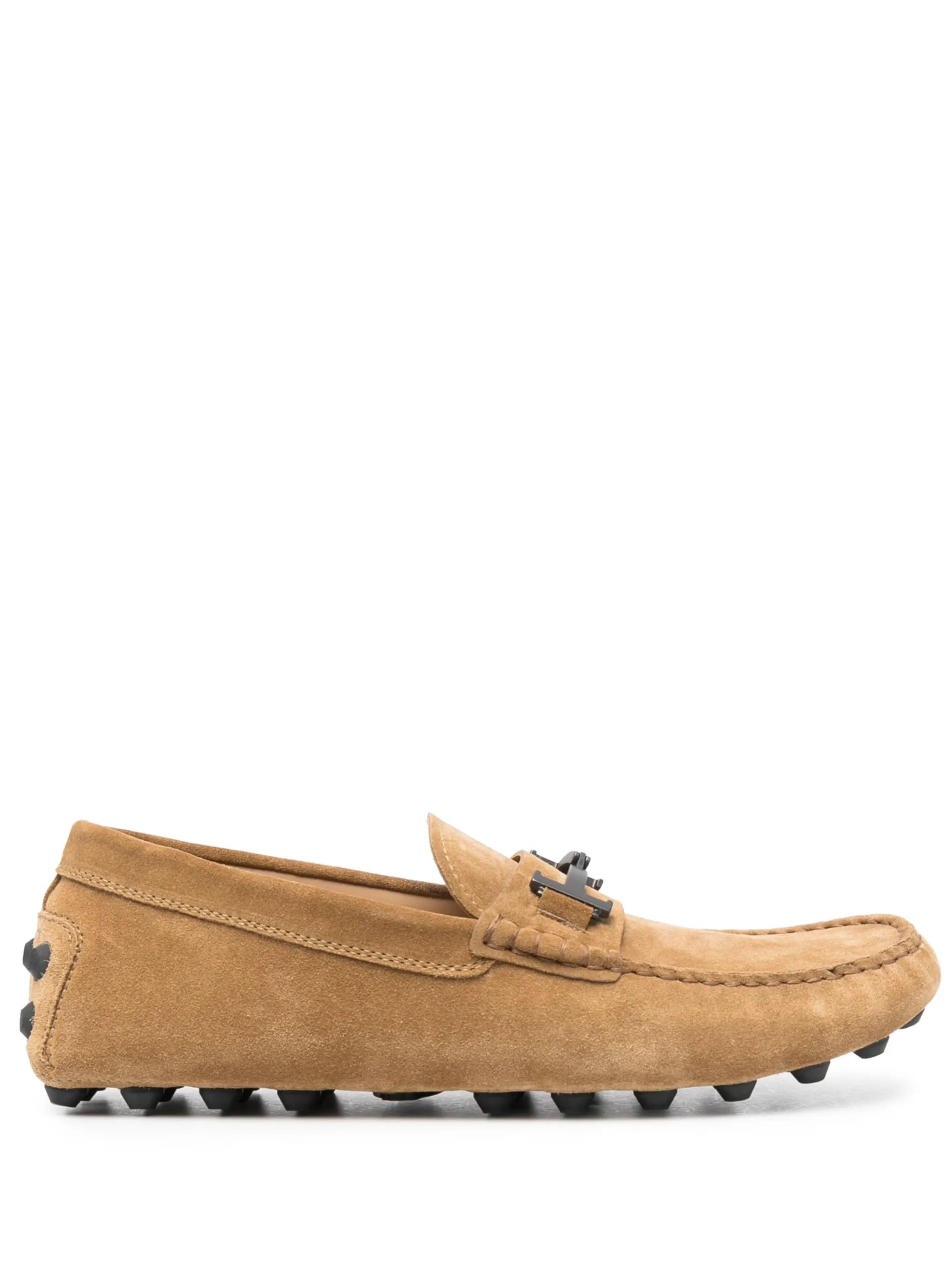 Gommino Double T suede loafers