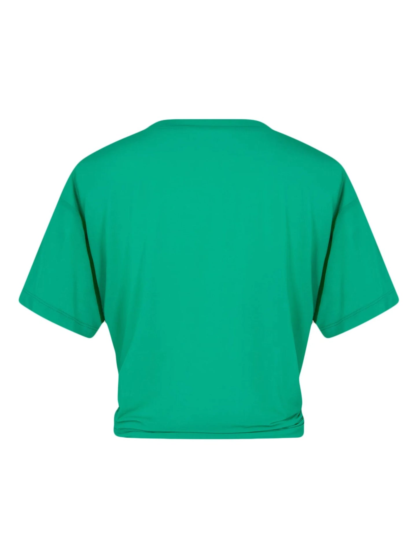 gathered short-sleeve T-shirt