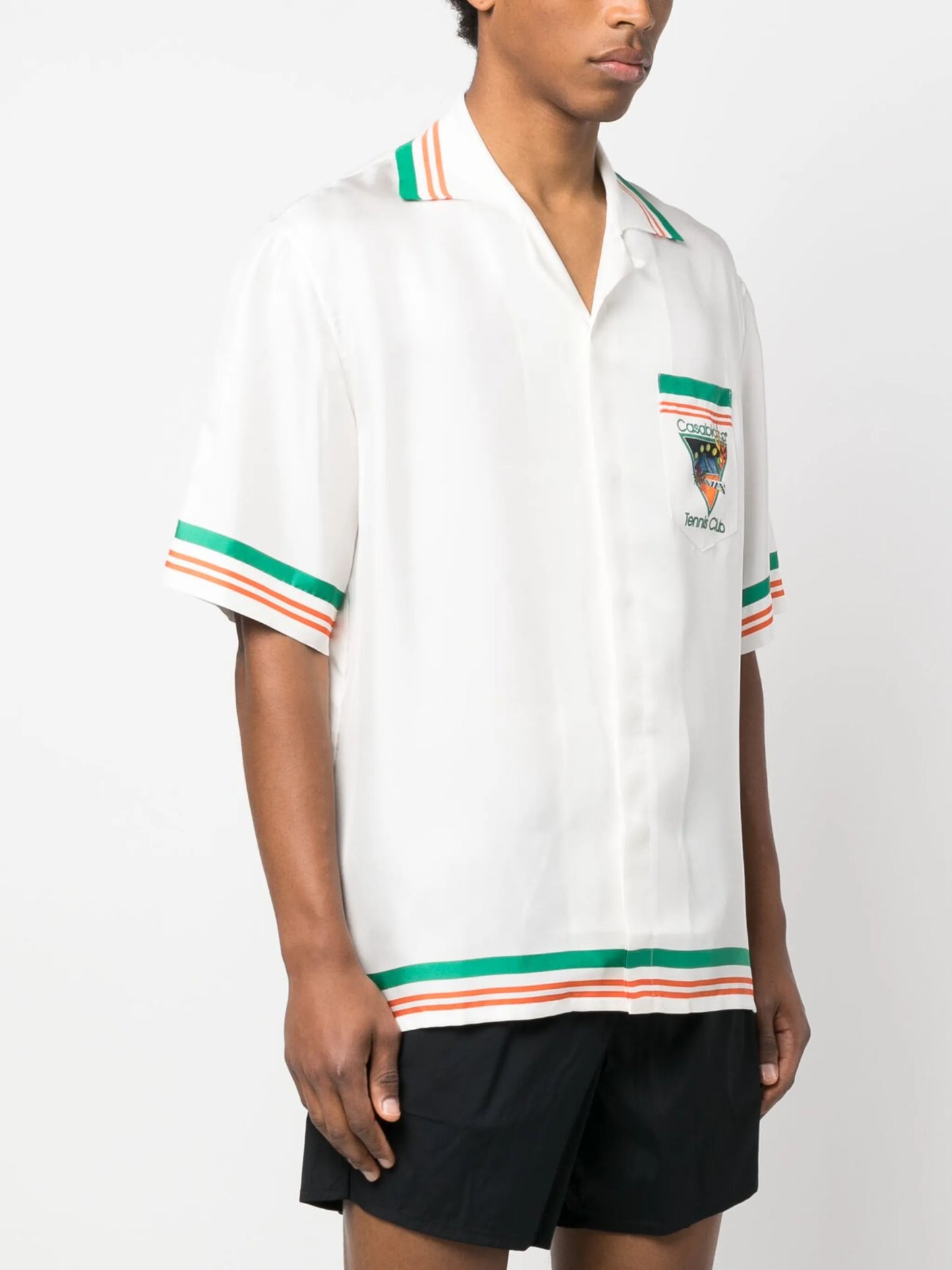 Tennis Club Icon silk shirt