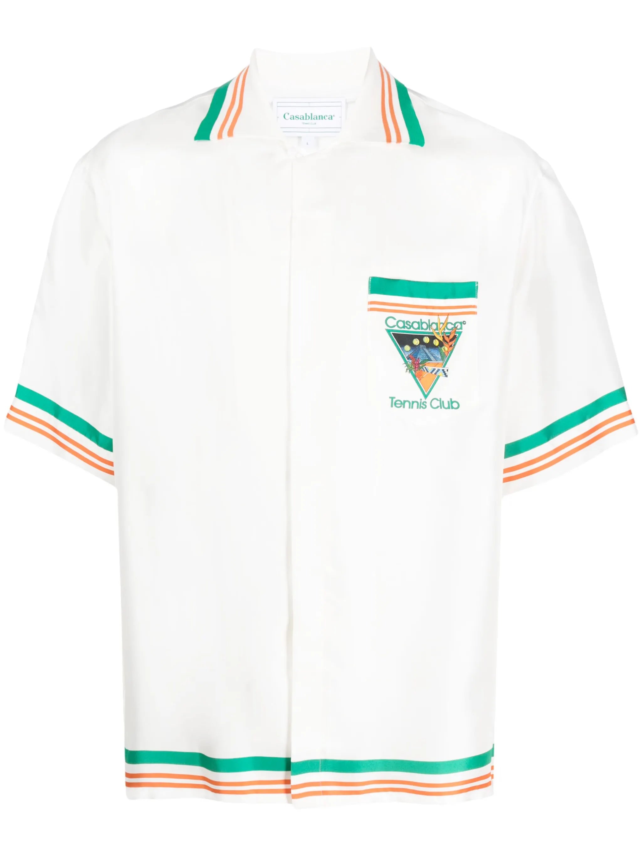 Tennis Club Icon silk shirt