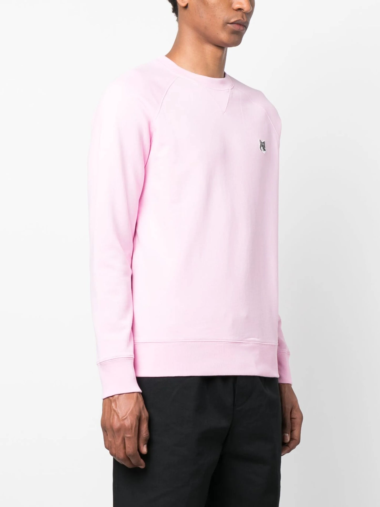 logo-patch cotton sweatshirt