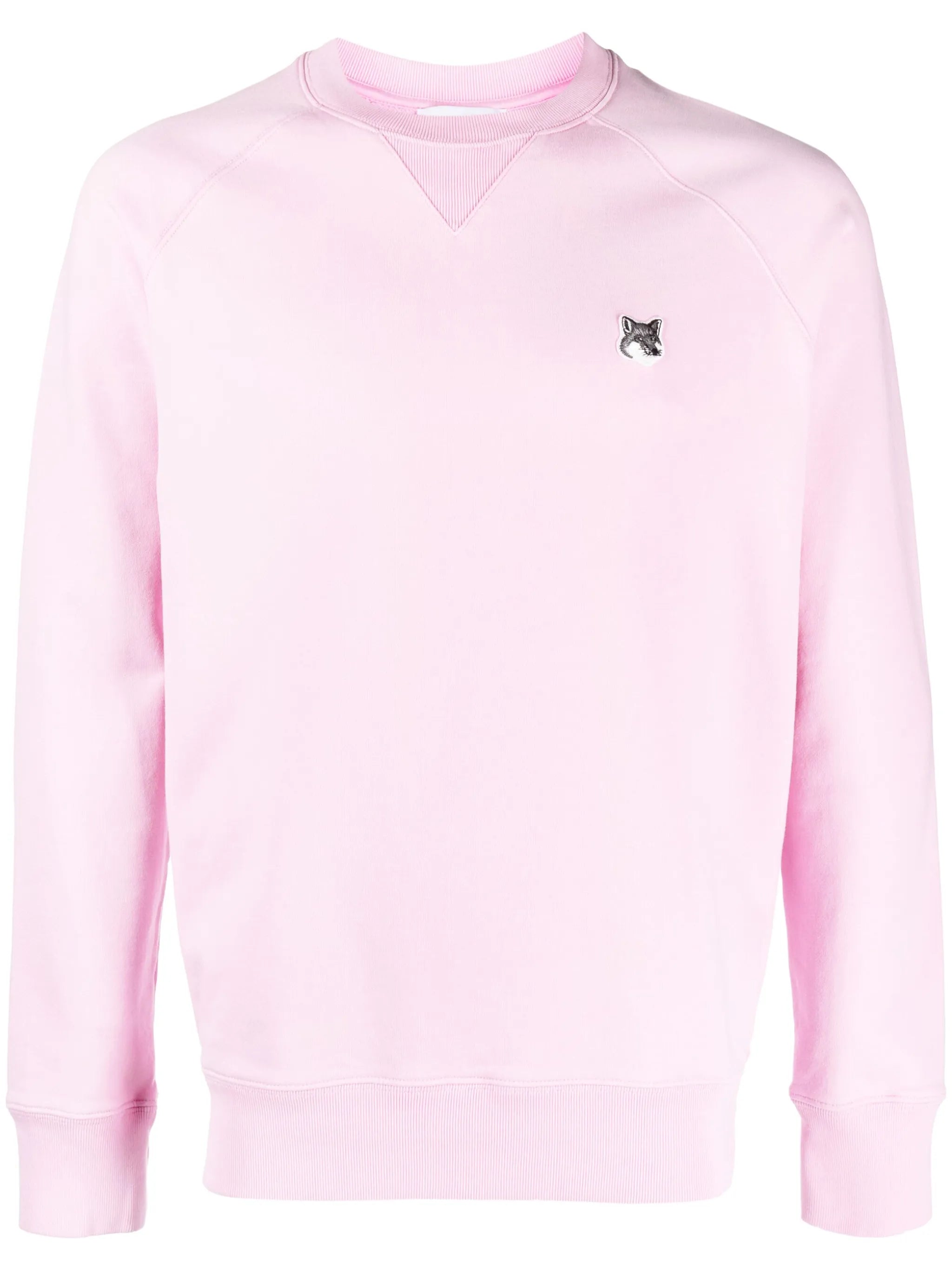logo-patch cotton sweatshirt