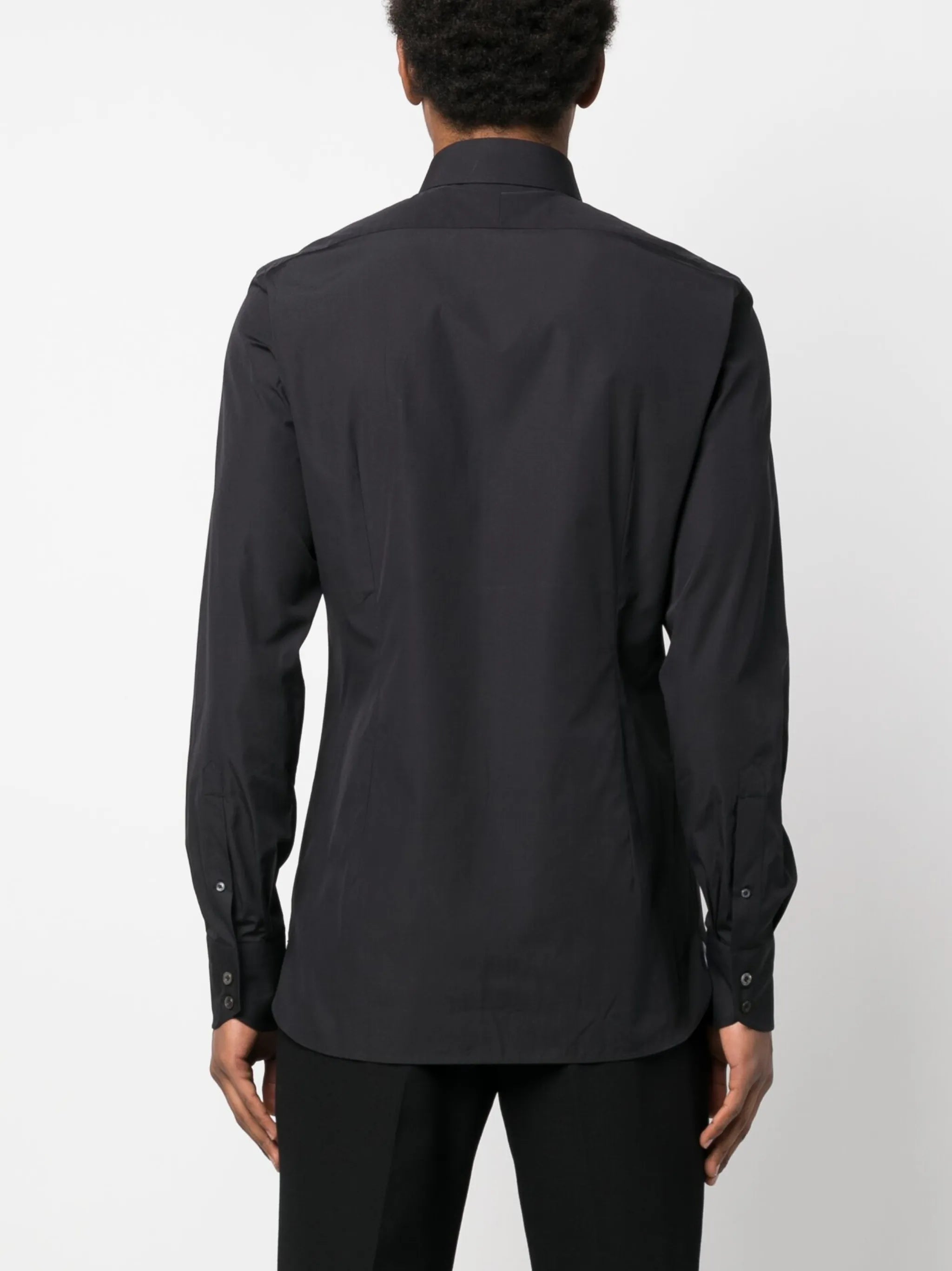 long-sleeve cotton shirt
