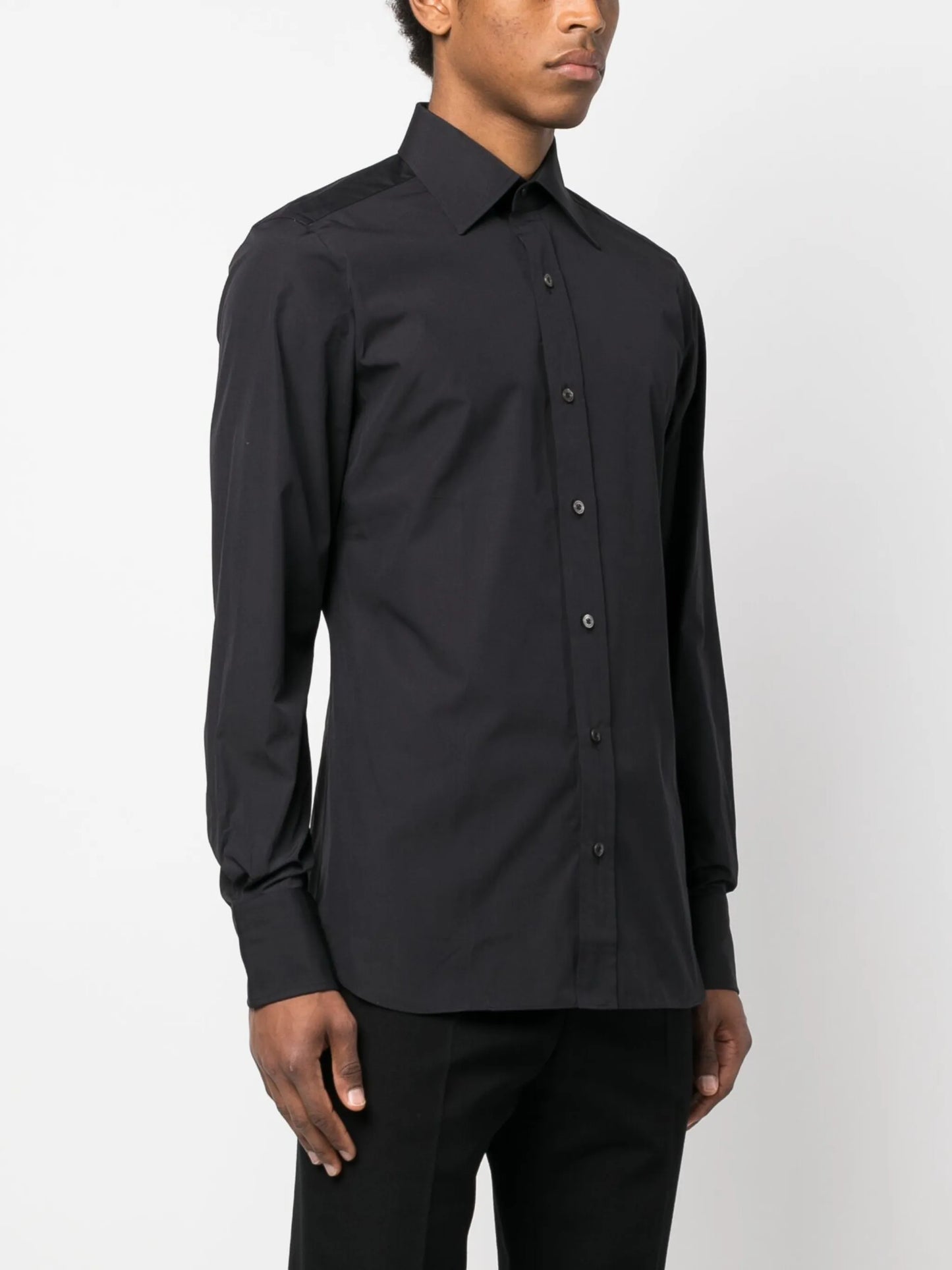long-sleeve cotton shirt