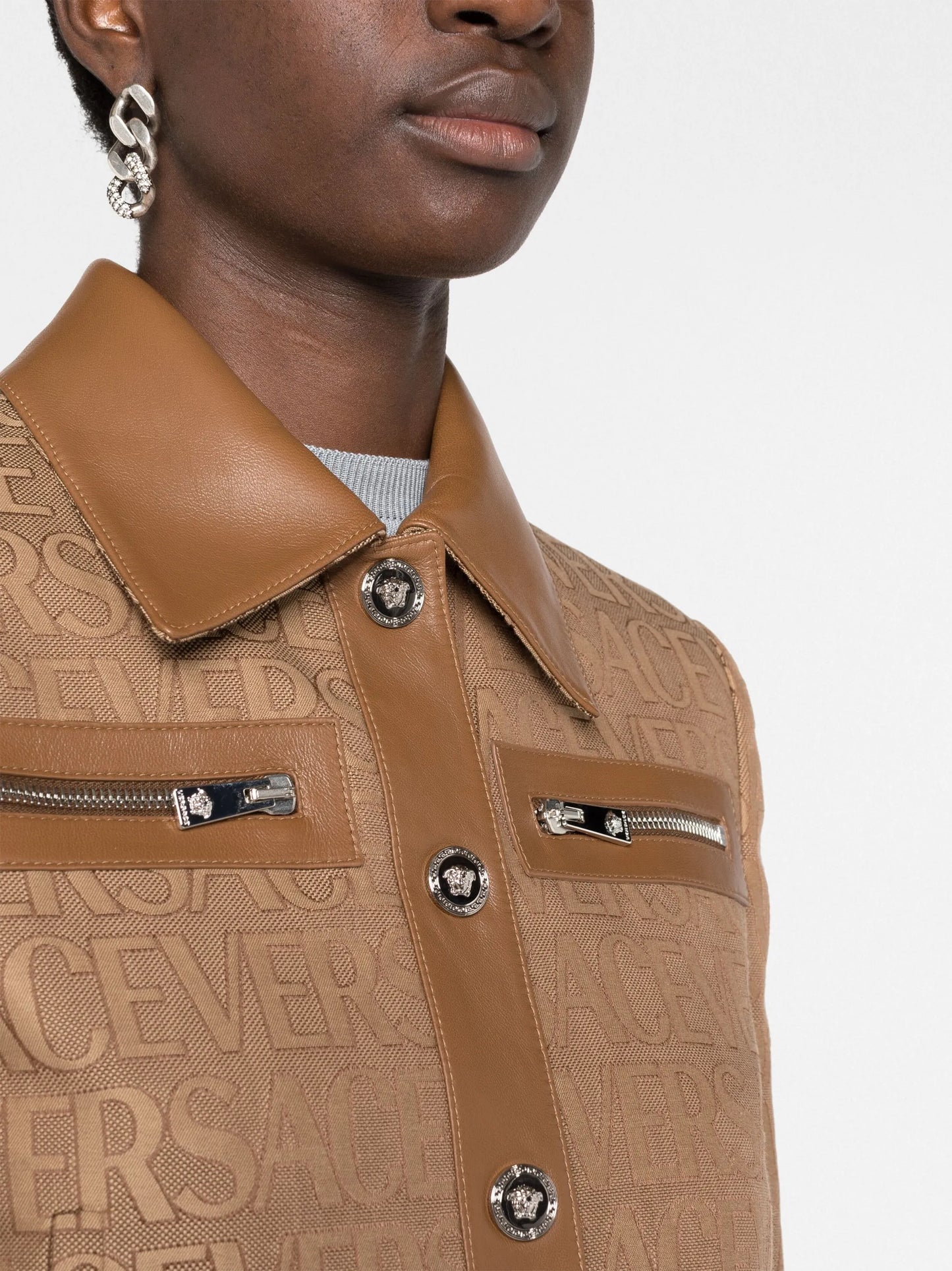 Versace Allover bomber jacket