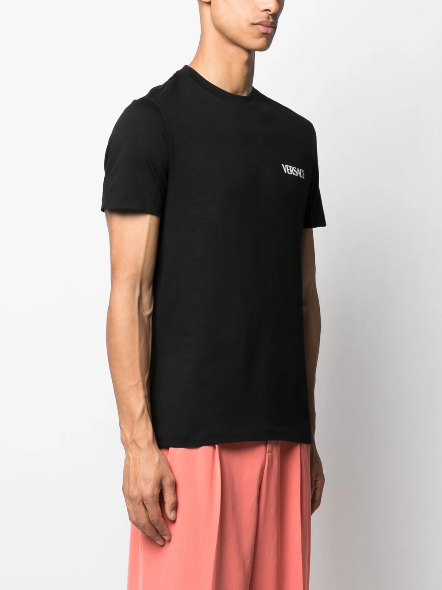 sculpture-print cotton T-shirt