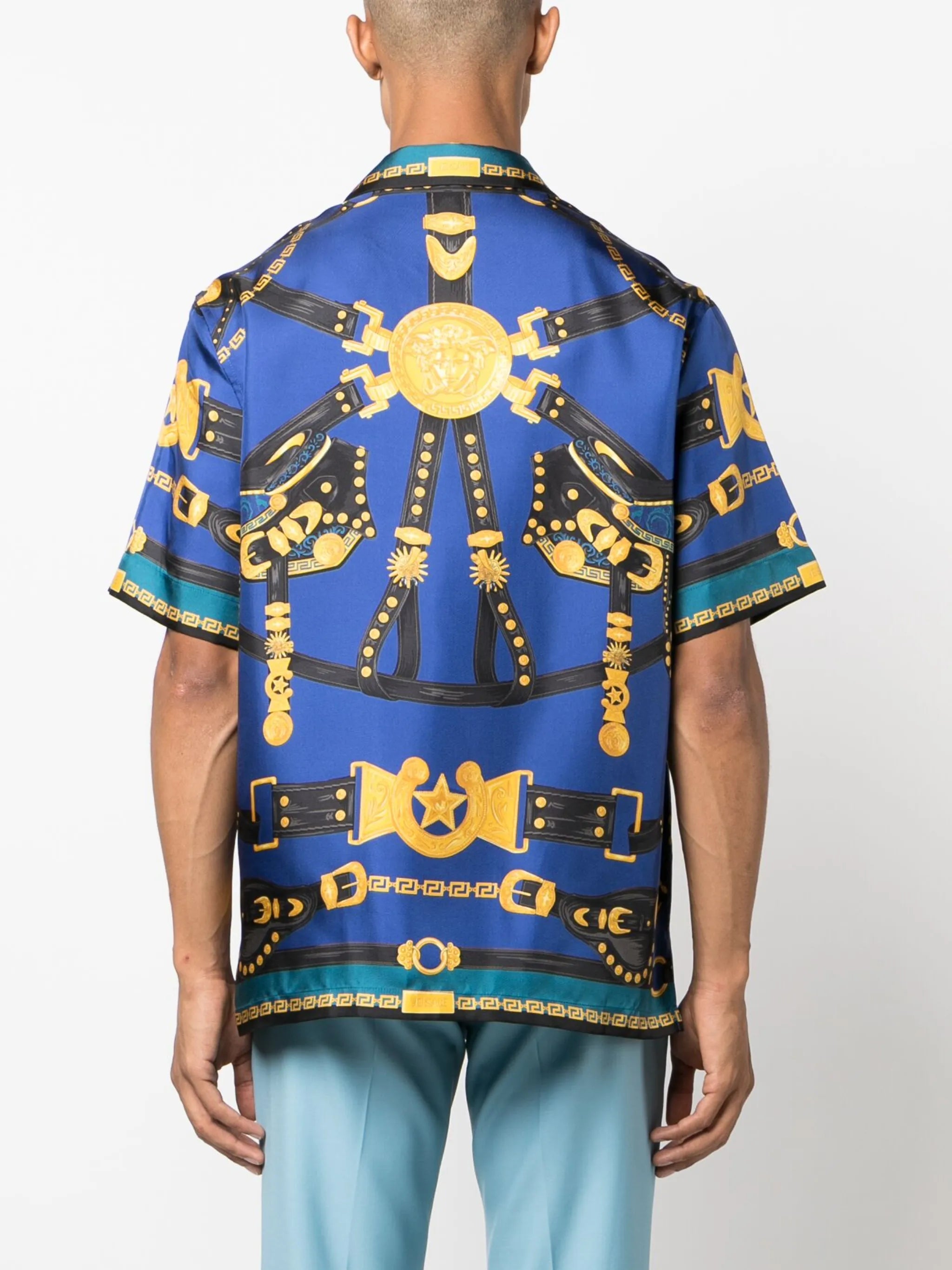 Medusa Saddle silk shirt