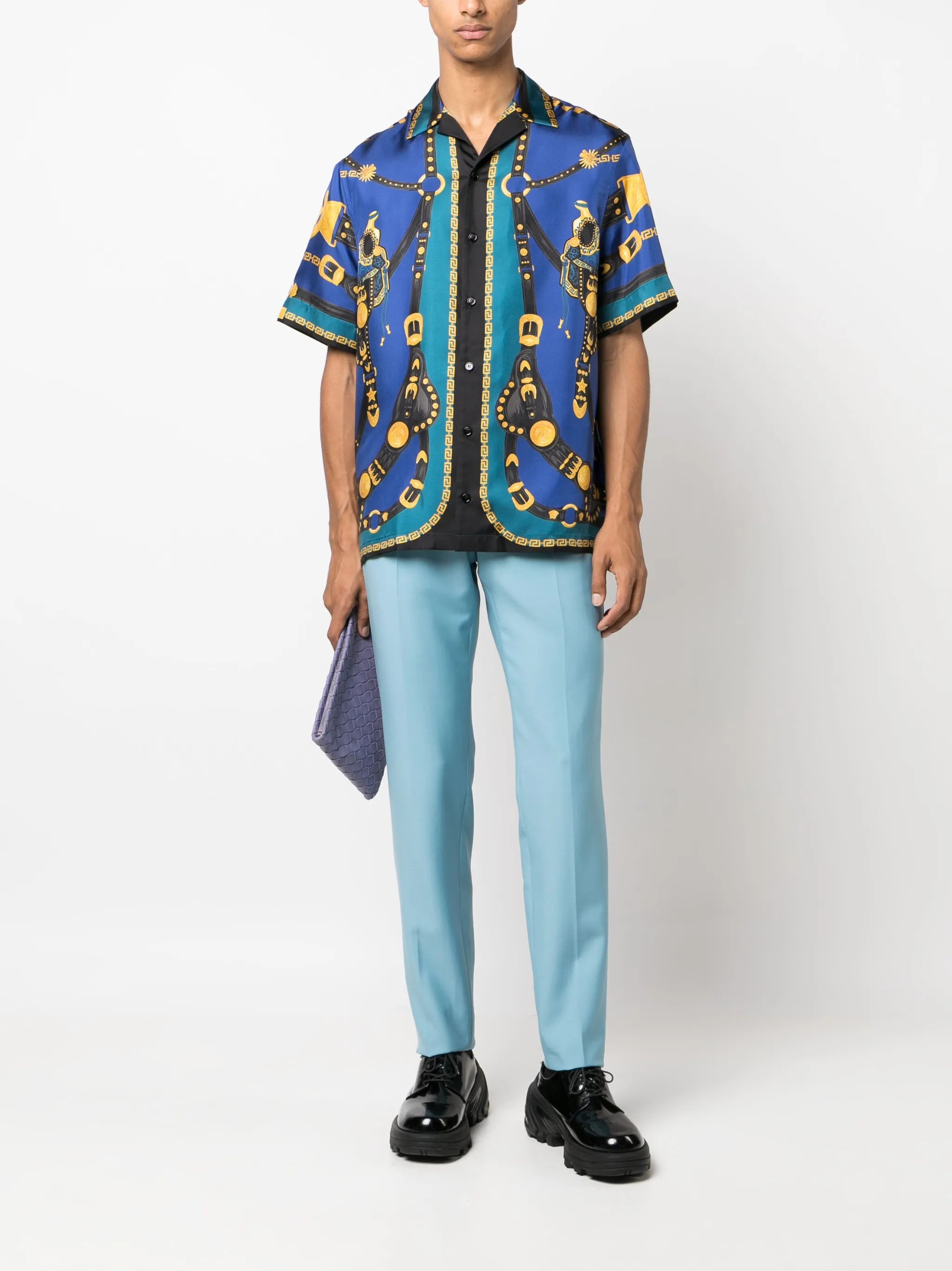 Medusa Saddle silk shirt