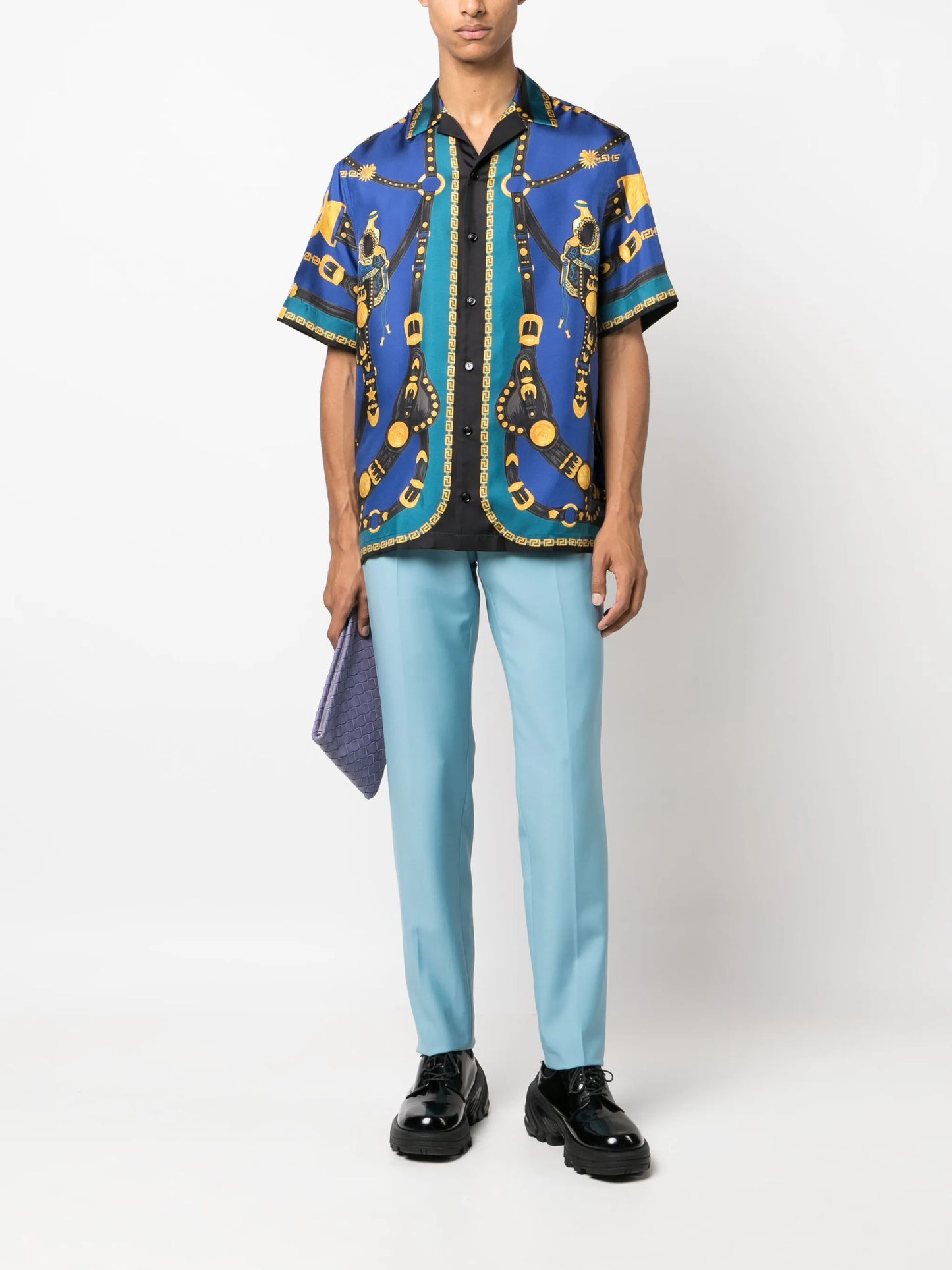 Medusa Saddle silk shirt