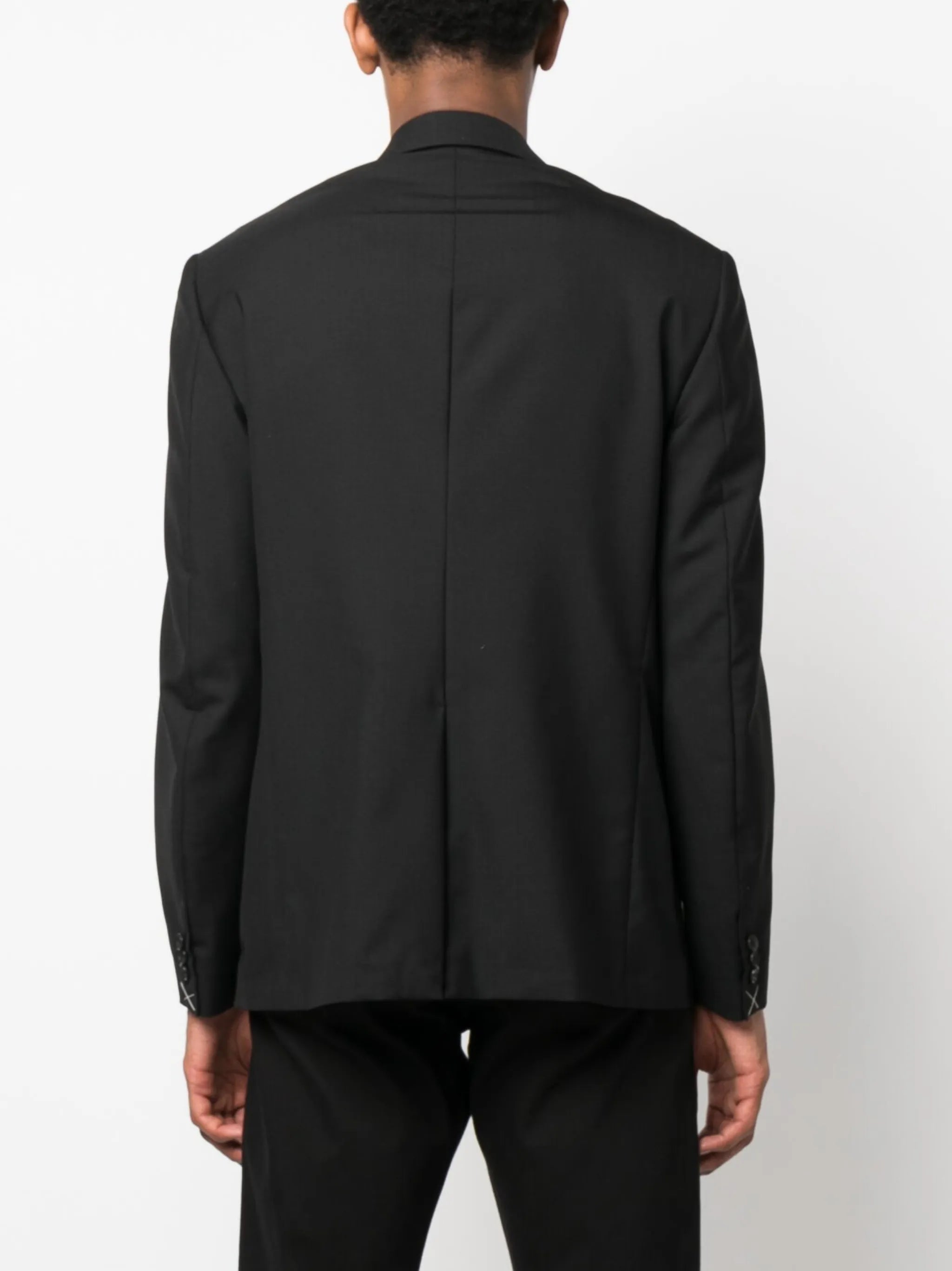 wool single-breasted blazer