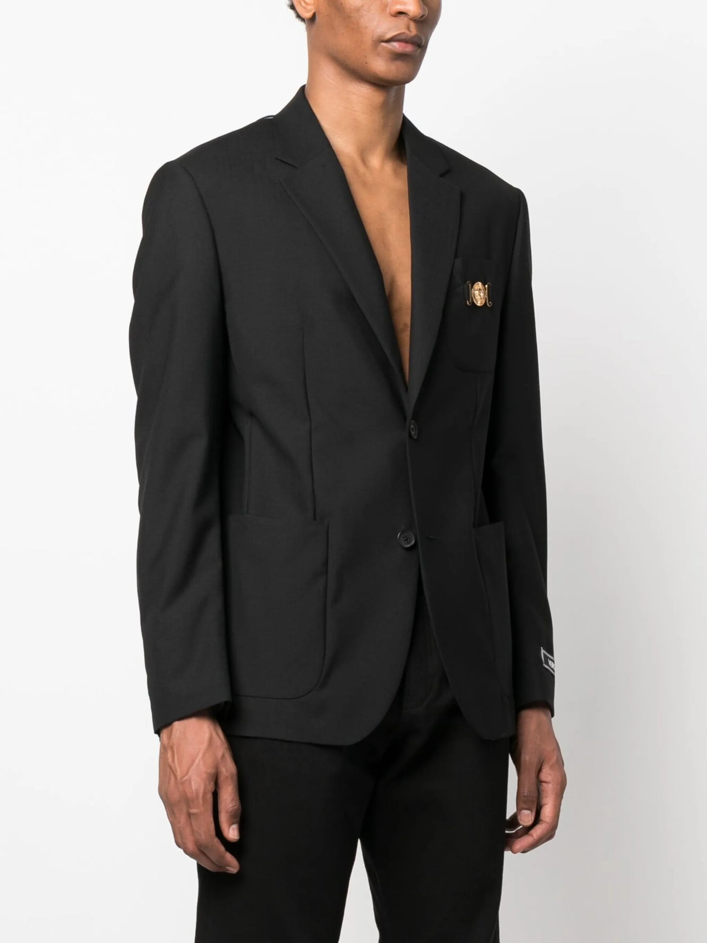 wool single-breasted blazer