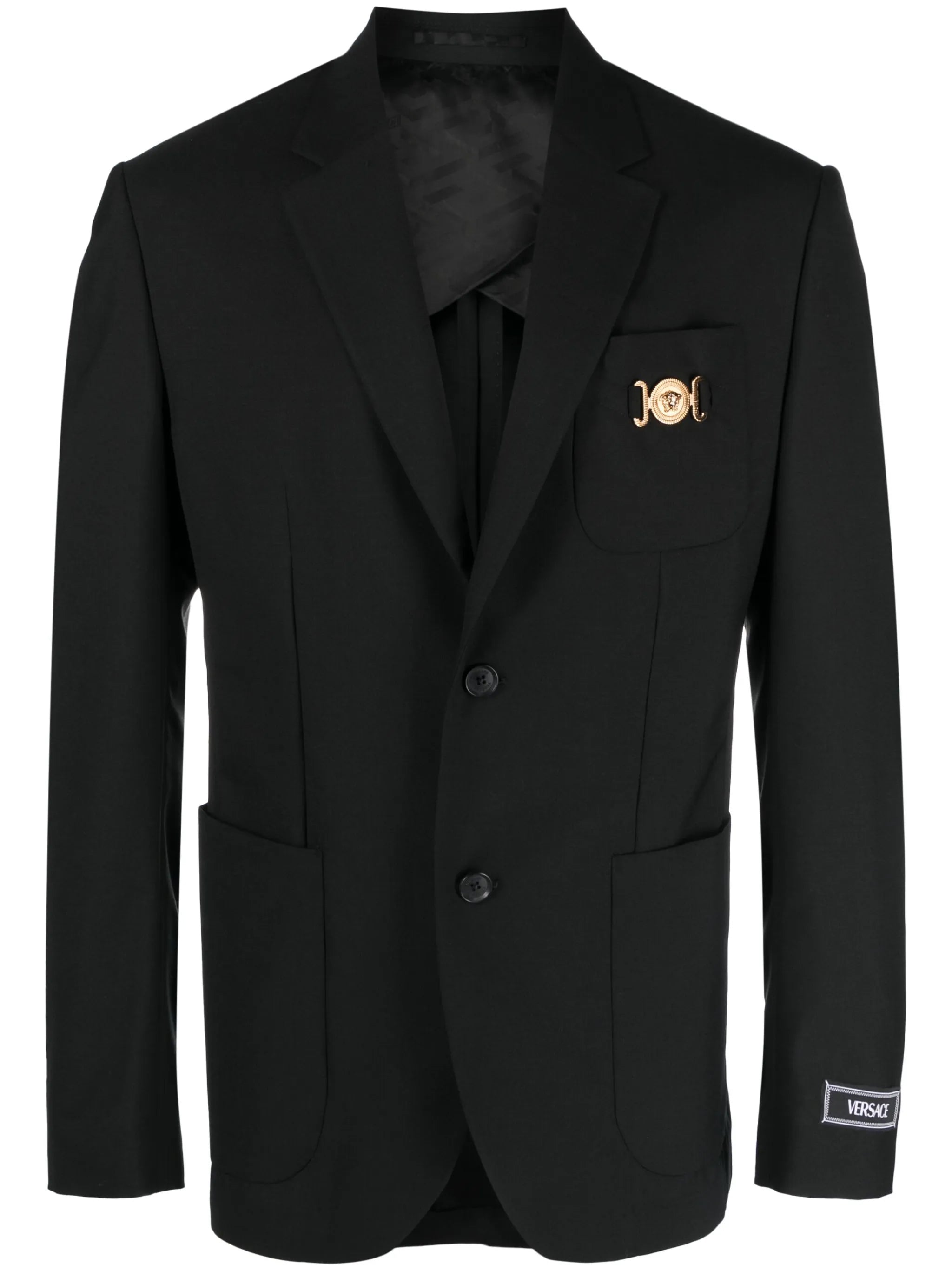 wool single-breasted blazer