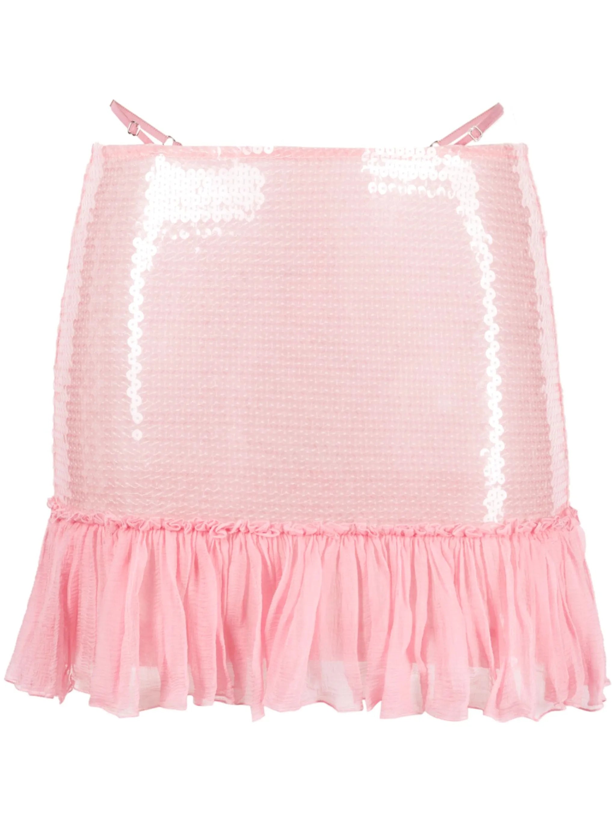 sequin-embellished mini dress