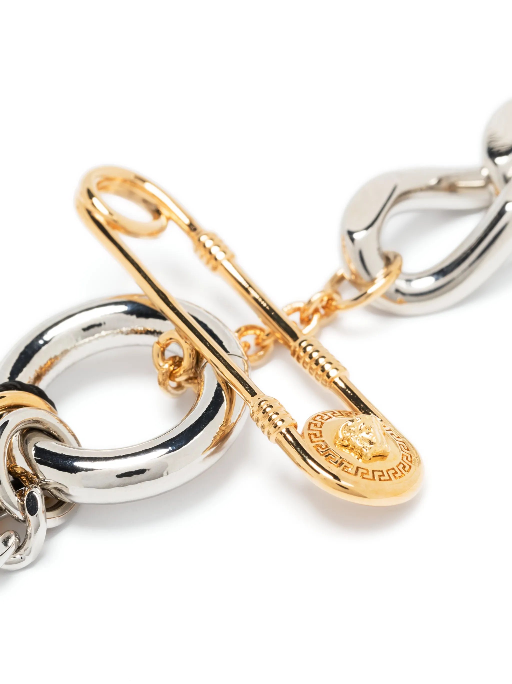 Safety-Pin chain necklace