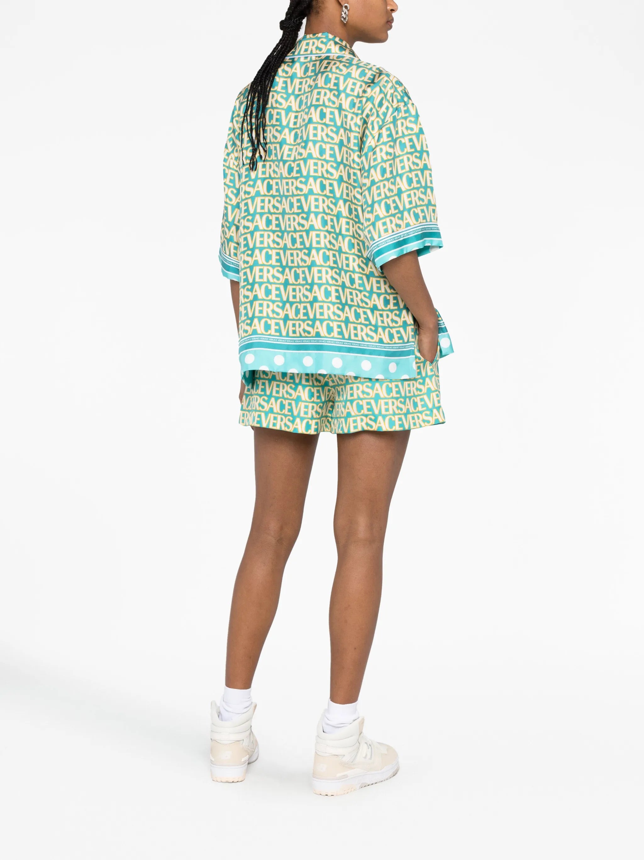 Versace Allover silk shirt