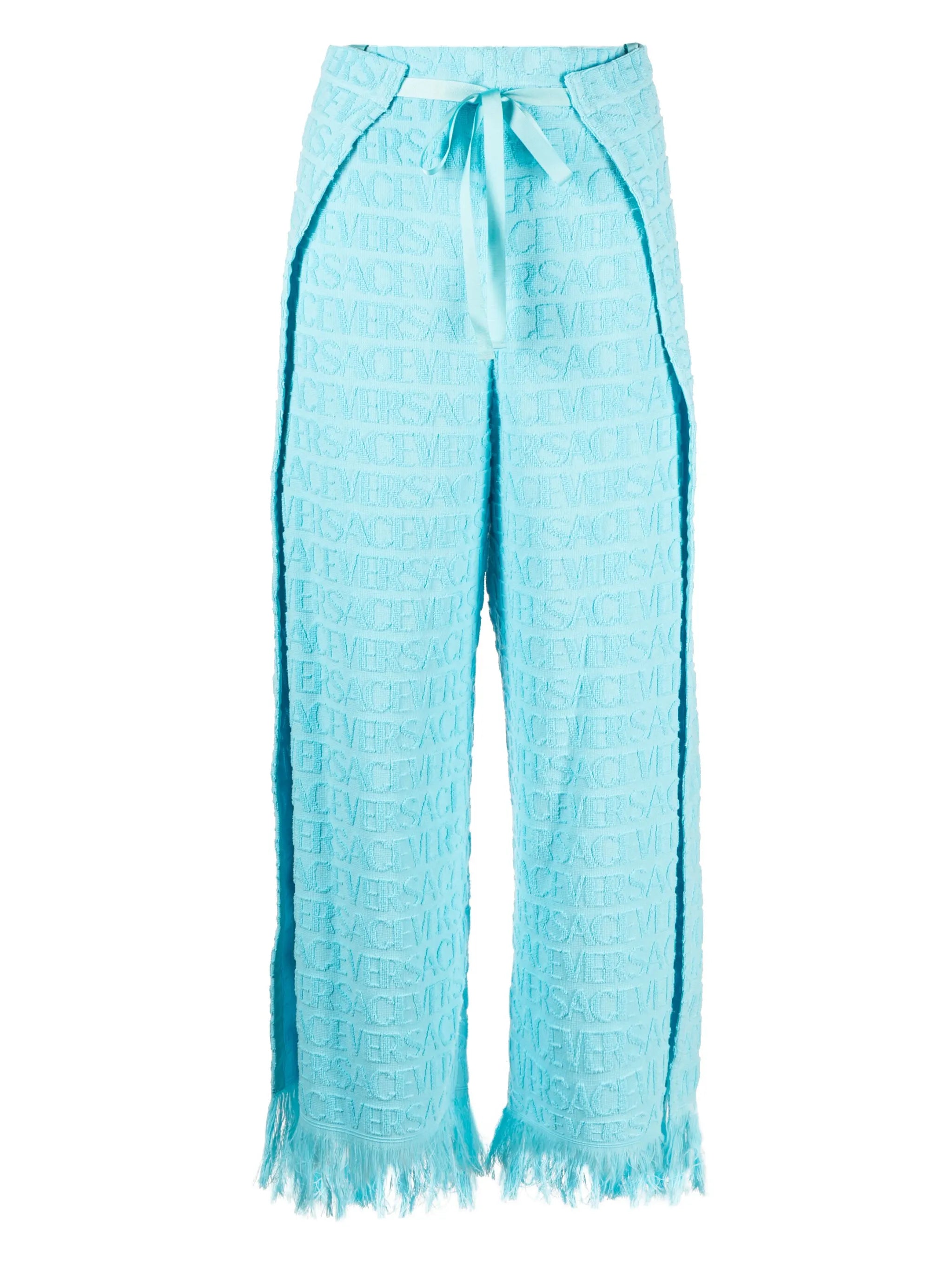 Versace Allover towel trousers