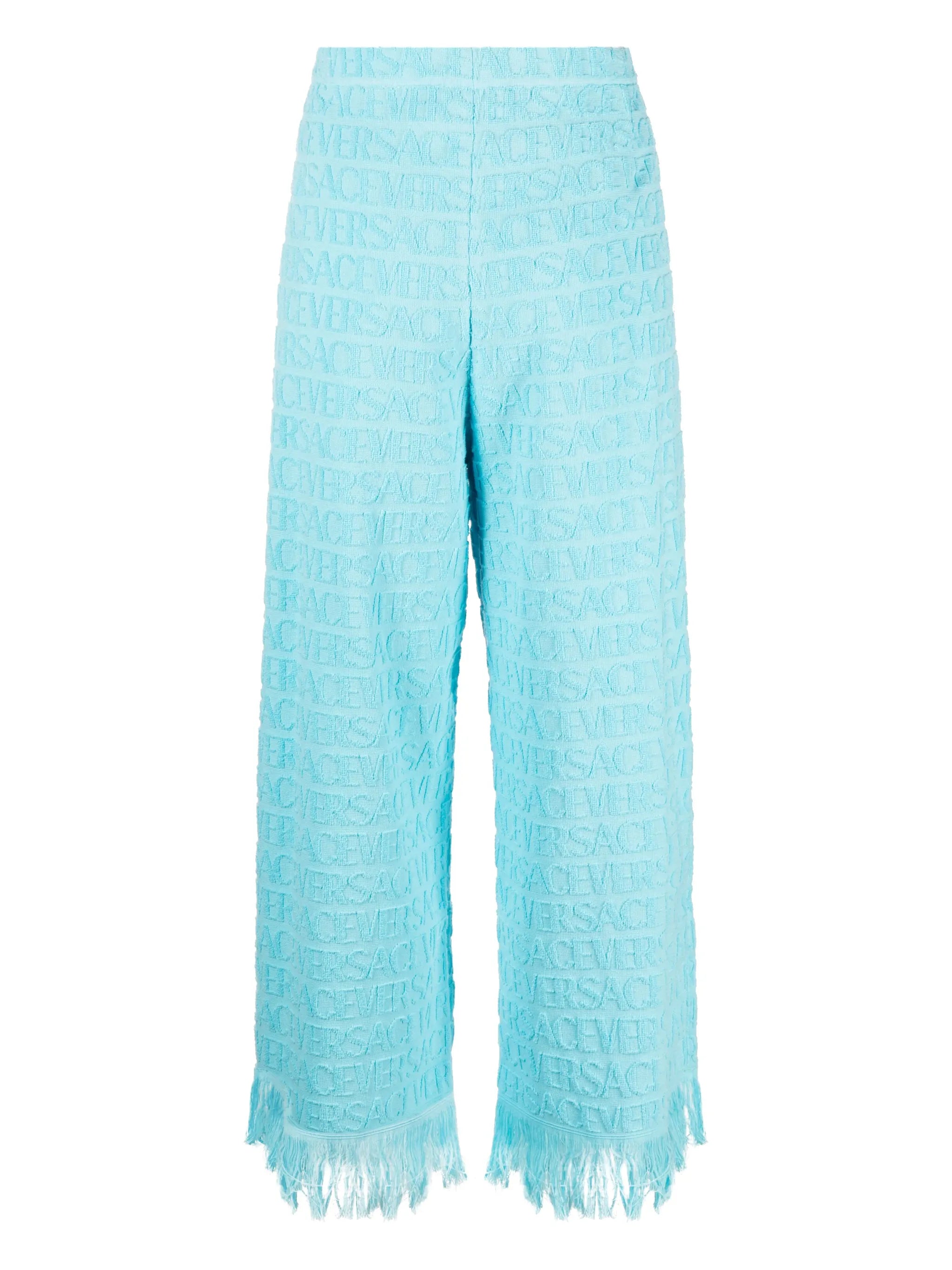 Versace Allover towel trousers