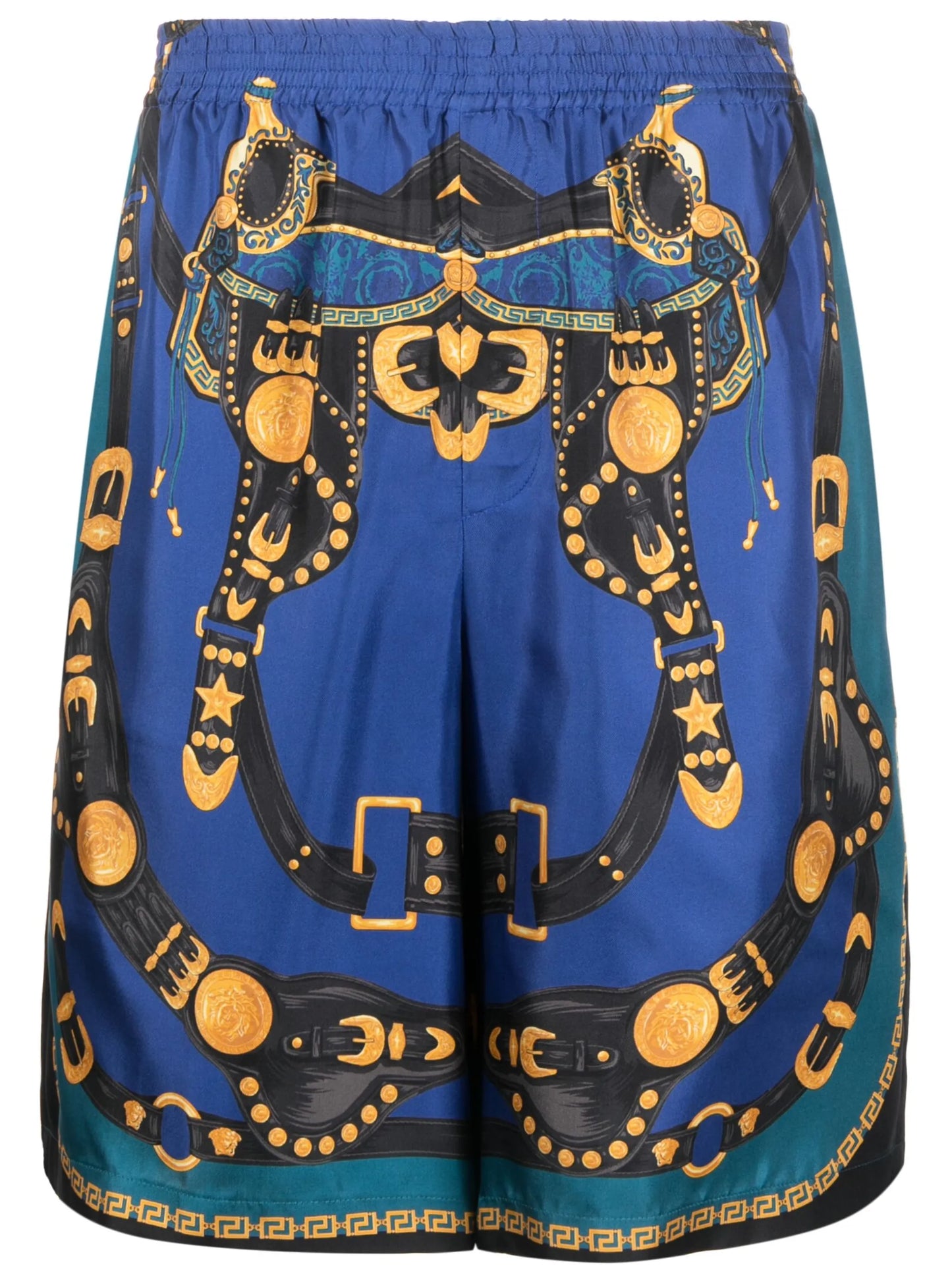 Medusa Saddle Silk shorts