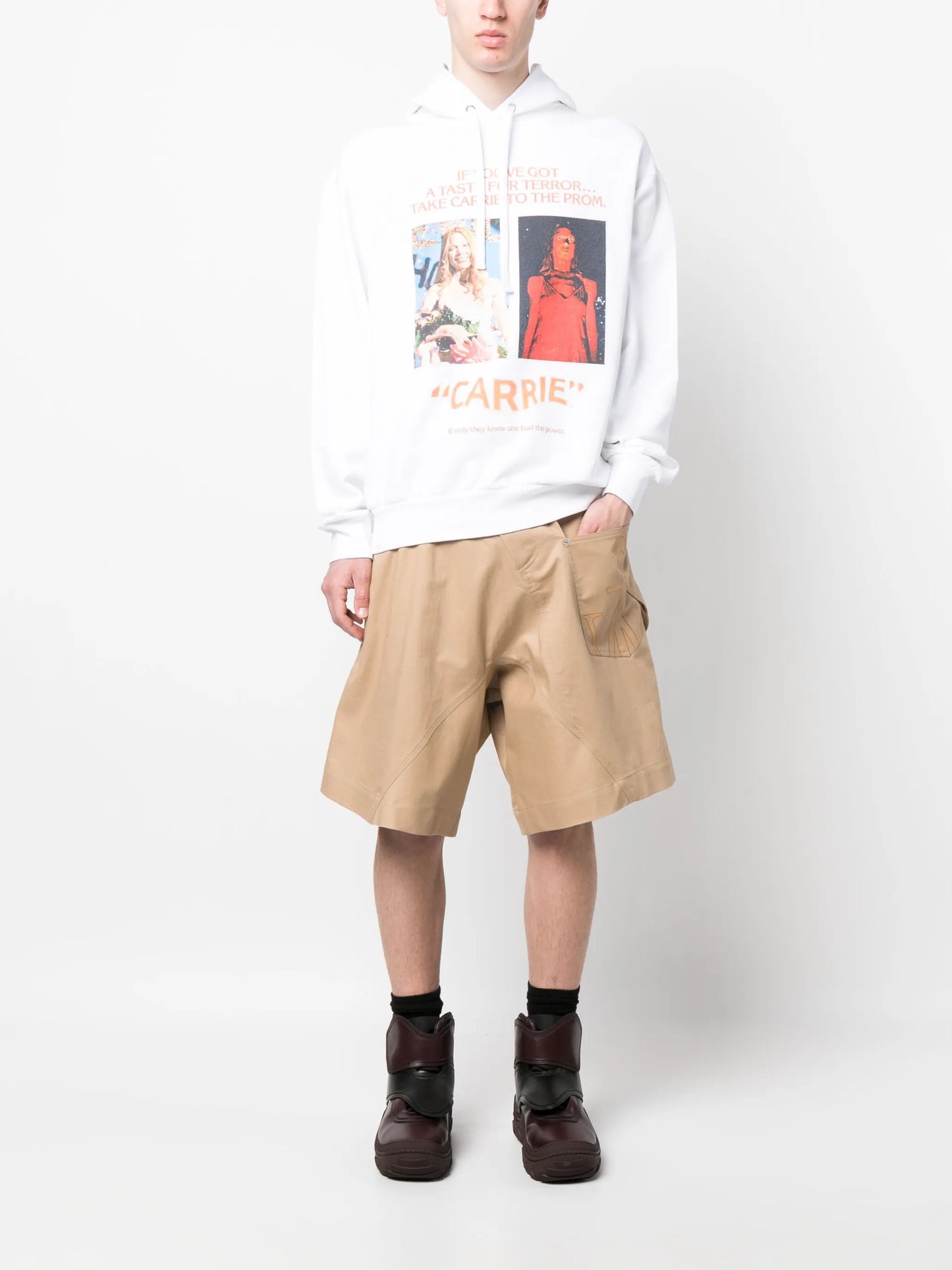 Carrie graphic-print hoodie